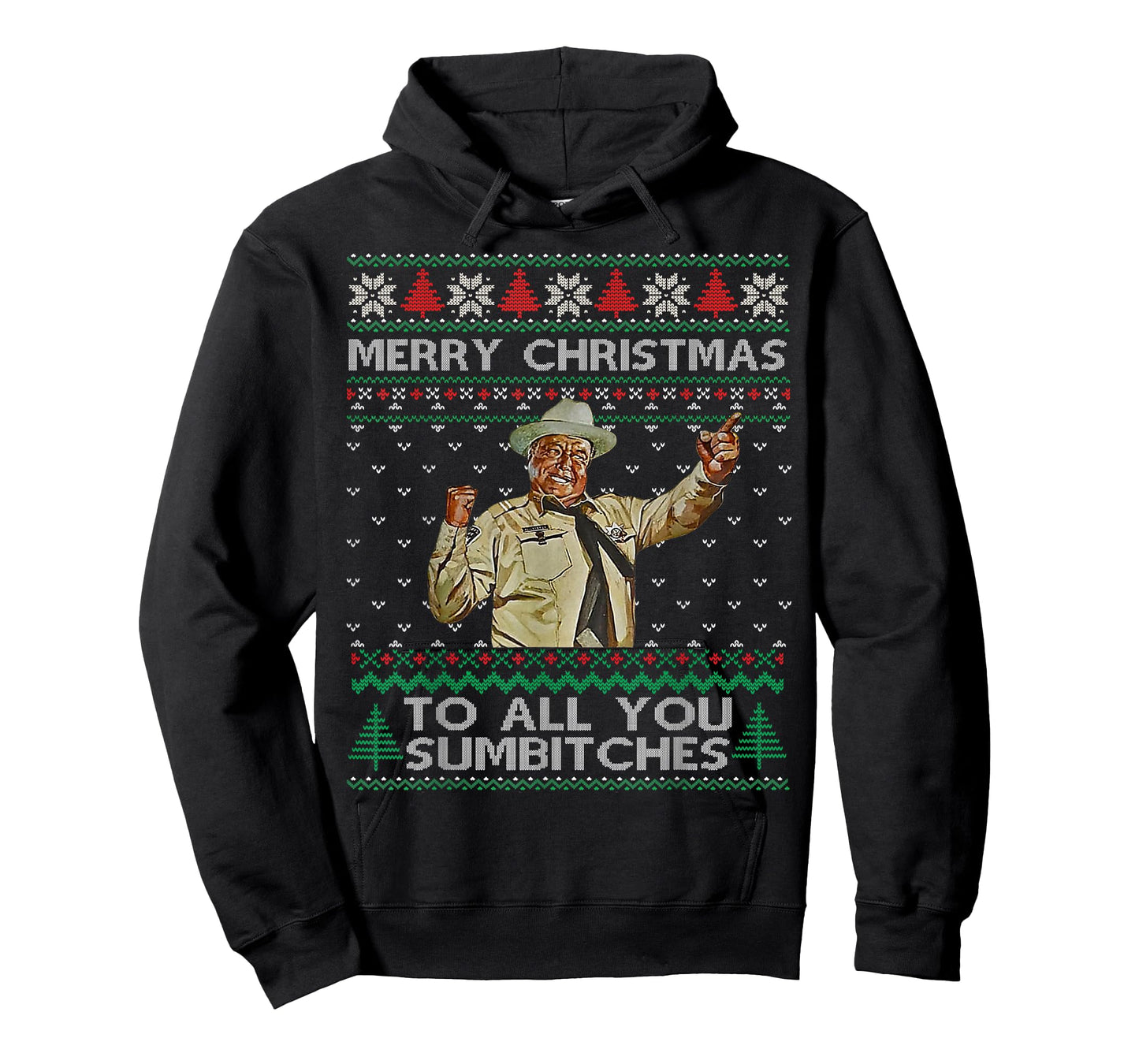 Merry Christmas to All You Sumbitches Ugly Sweater Xmas T-Shirt