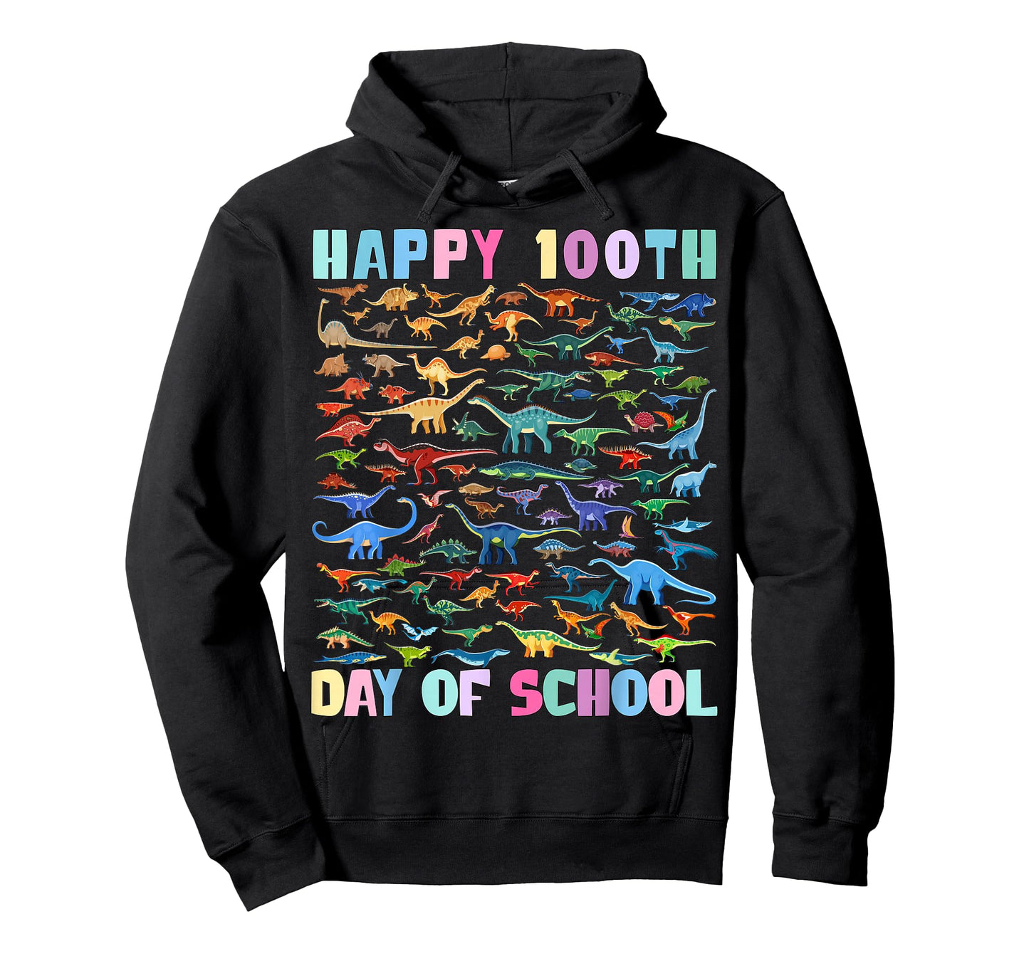Happy 100th Day of School Dinosaurs Kids T-Shirt