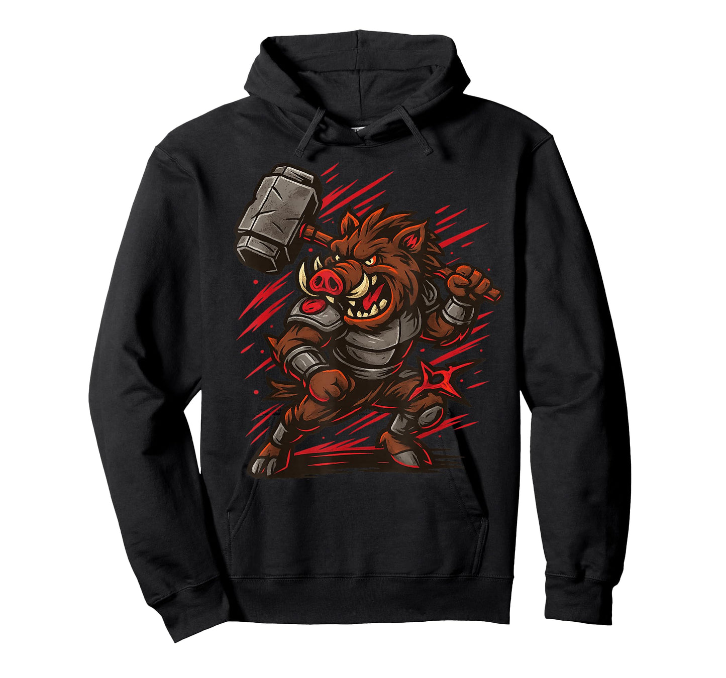 Boar Breaker with Warhammer Design for Comic Lover and Boar T-Shirt