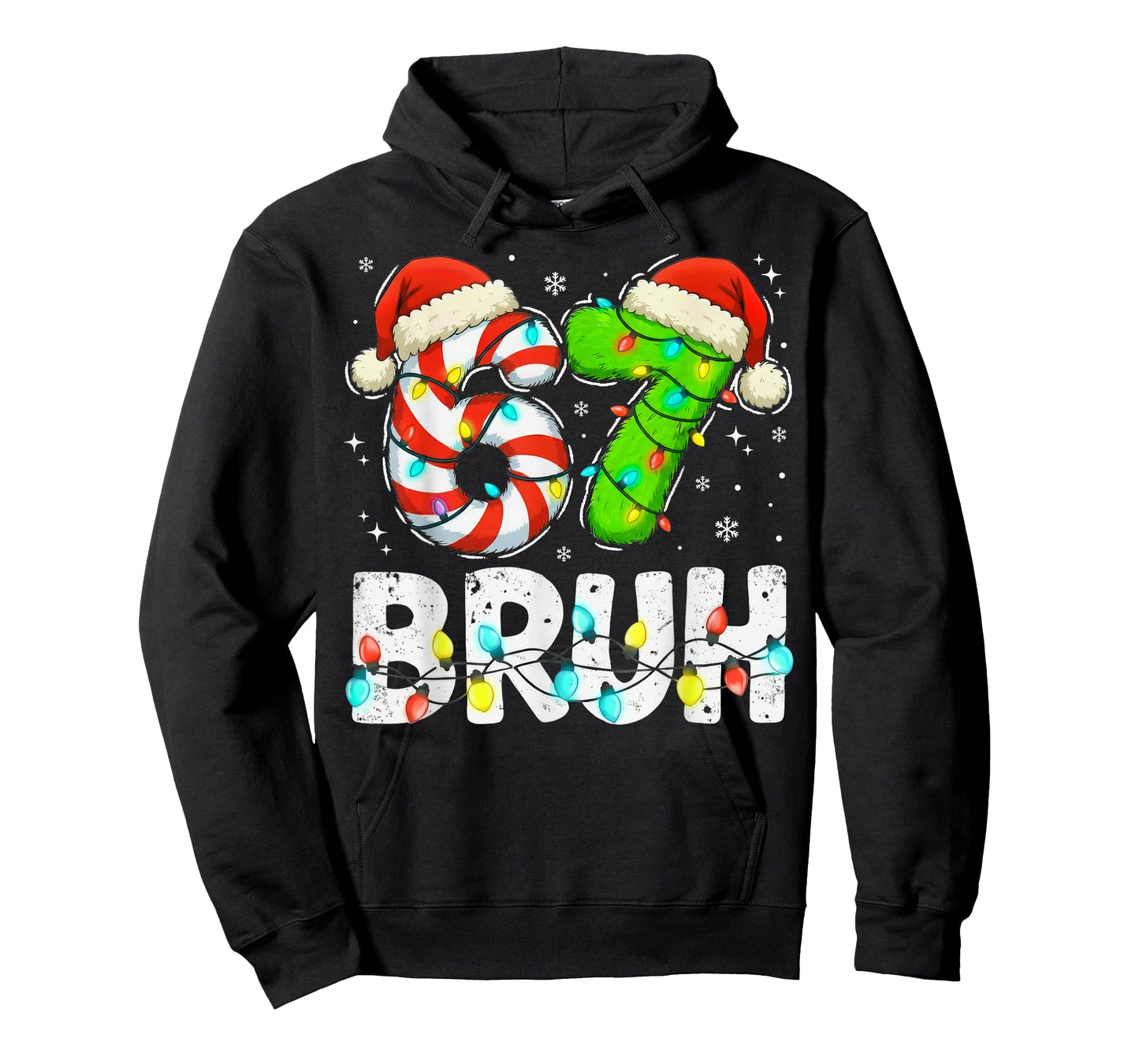 Christmas 67 Bruh Six Seven 6 7 Meme Funny Boy Girl Kids T-Shirt