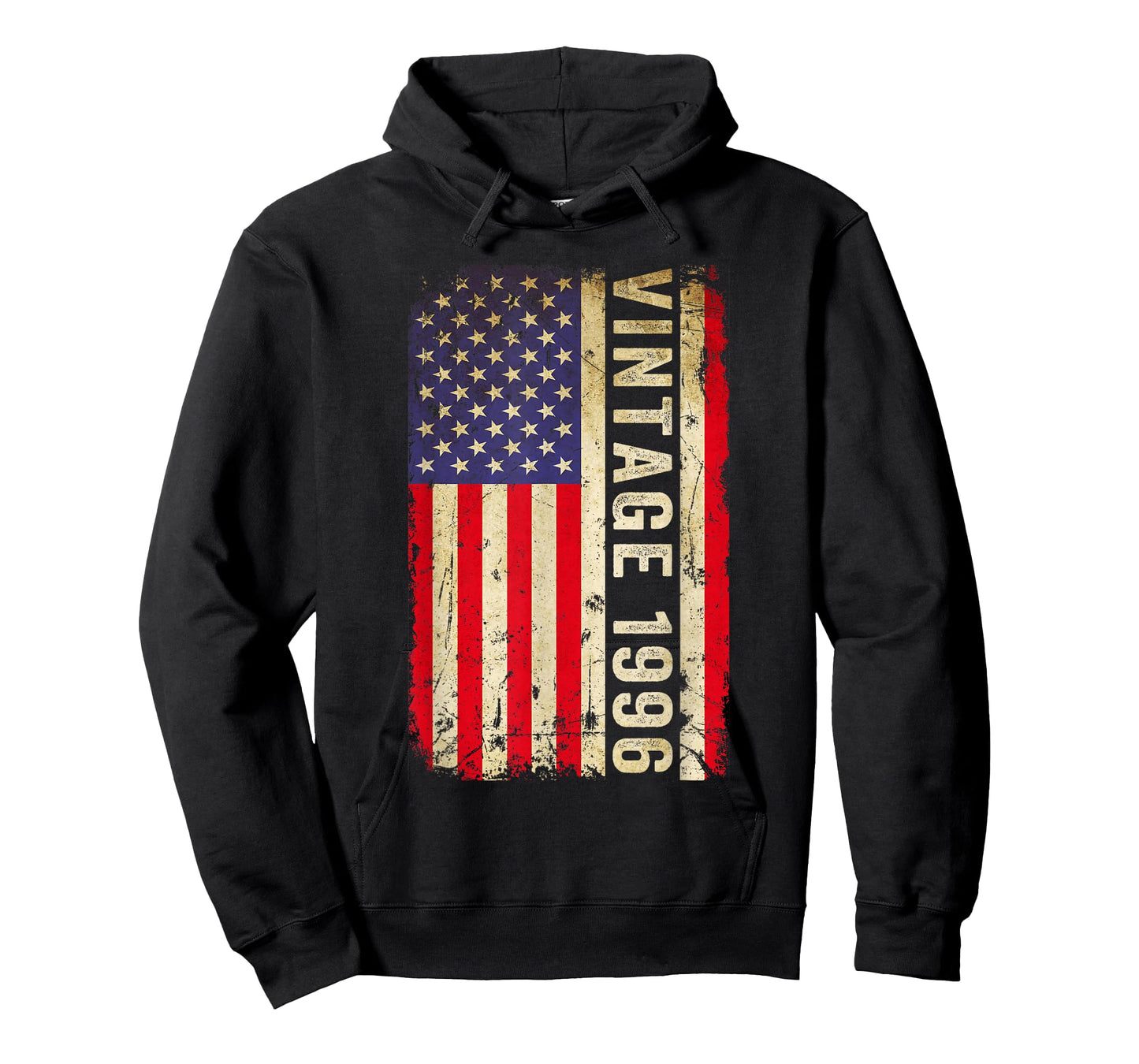 Vintage 1996 American Flag 30th Birthday Gifts Men Women T-Shirt