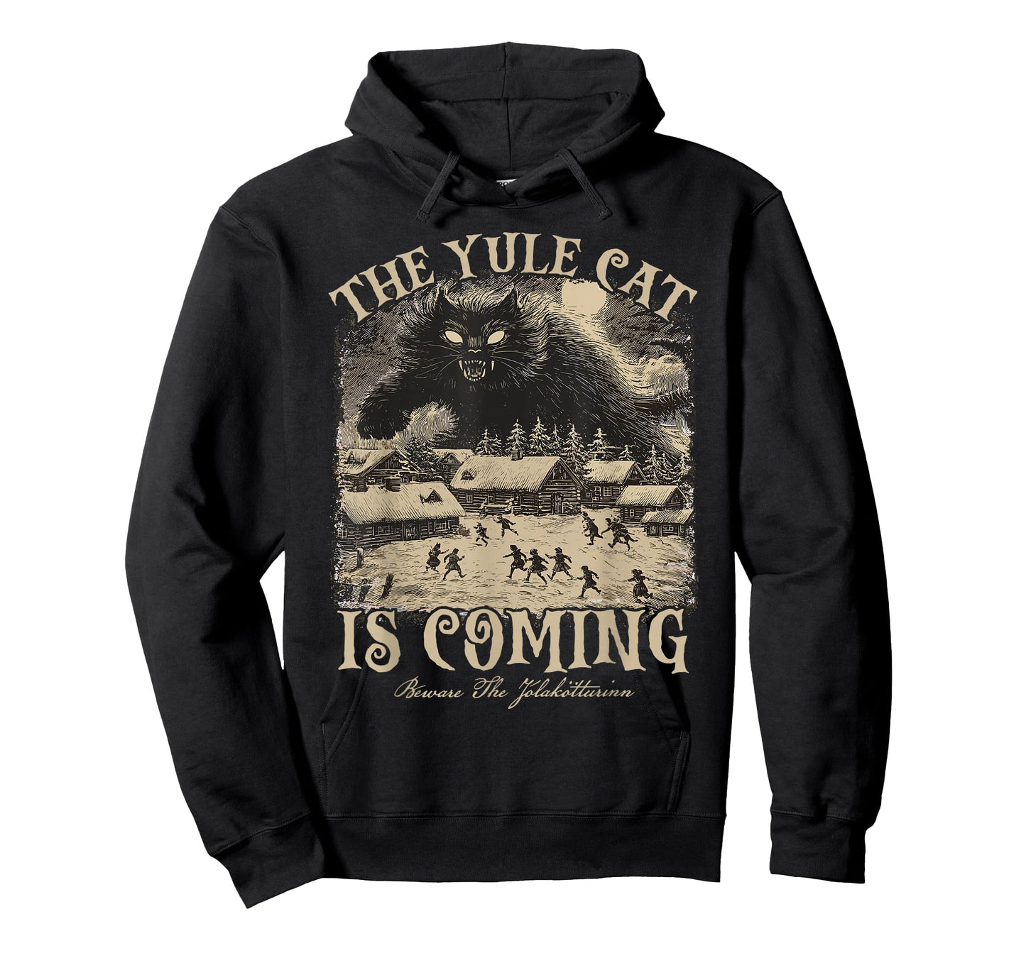 The Yule Cat is Coming Icelandic Christmas Cat Mom Cat Lover T-Shirt