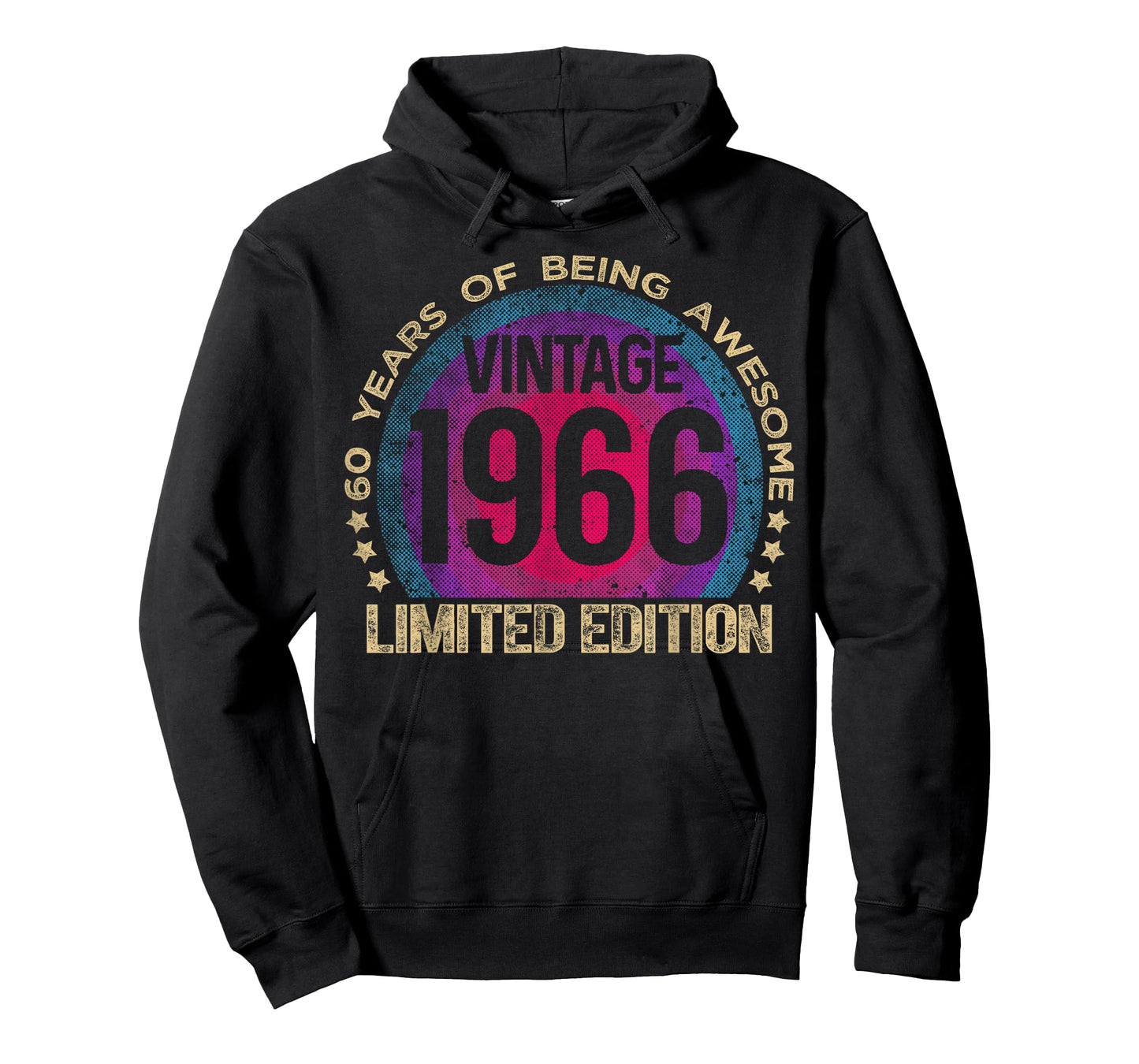 60 Year Old Gifts Vintage 1966 Limited Edition 60th Birthday T-Shirt