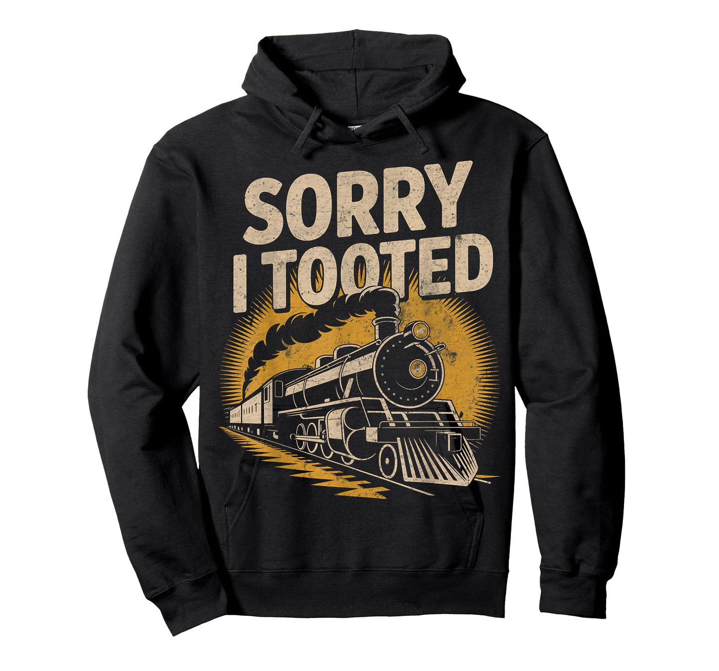 Sorry I Tooted Locomotive Train Lovers Railroad Conductor T-Shirt