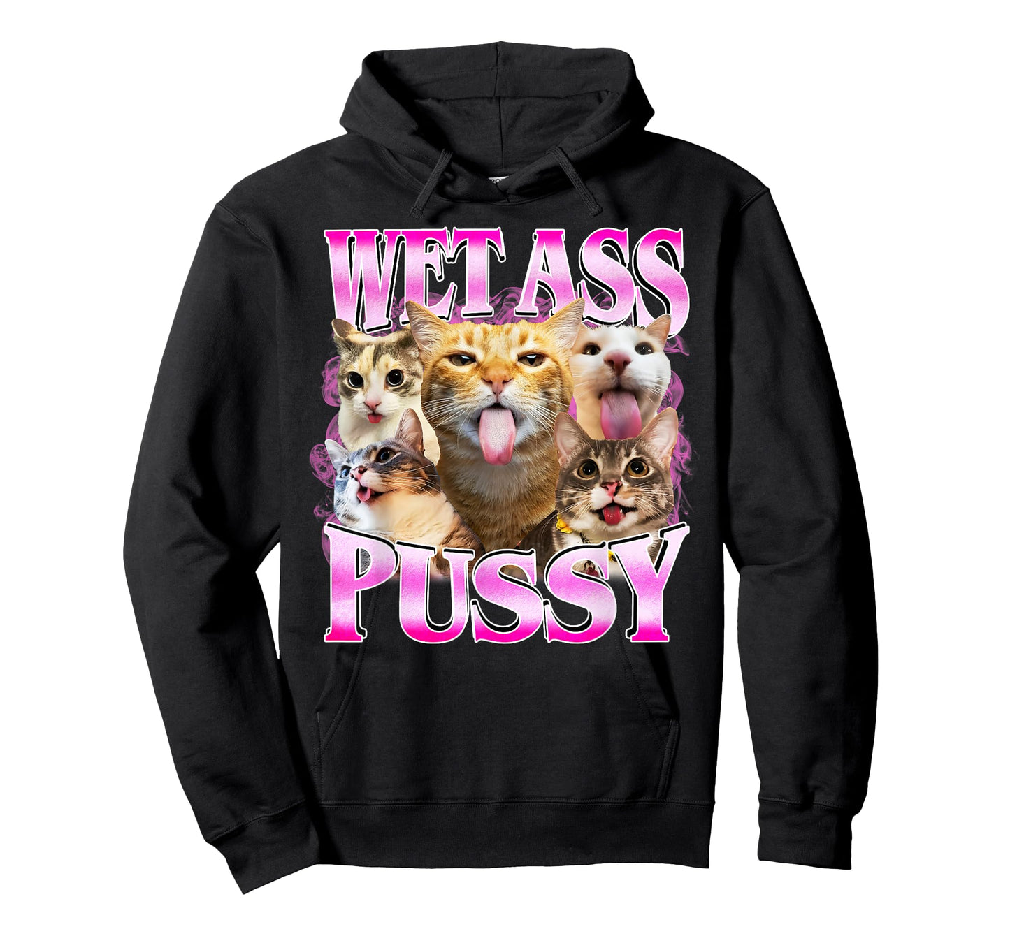 Wet Ass Pussy Cat Funny Kitty Meme Cat Lover T-Shirt
