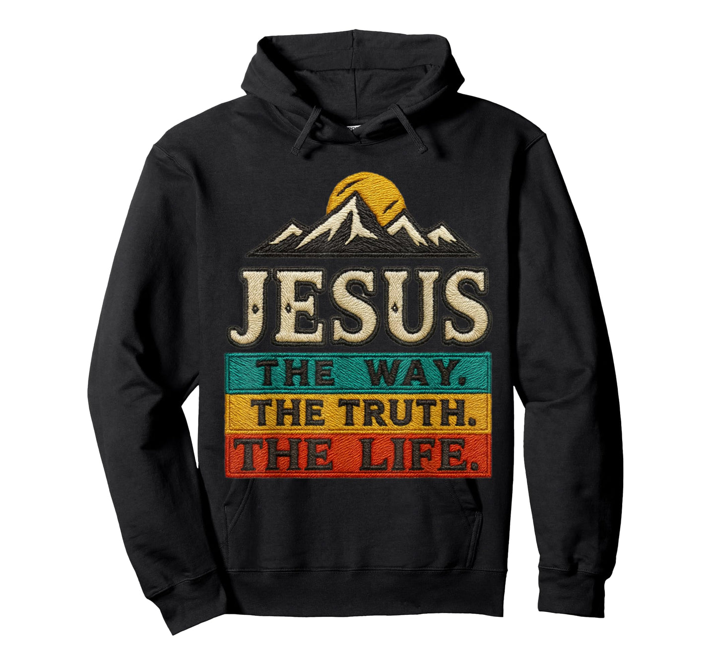 Jesus The Way Truth Life Women Men Christian Worship Gift T-Shirt