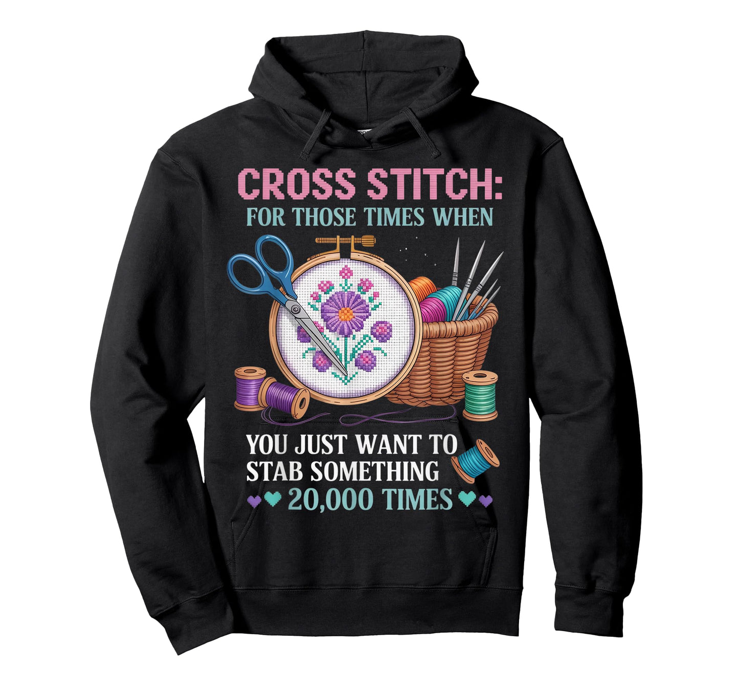 Stitcher Quilts Crocheting Funny Cross Stitch T-Shirt