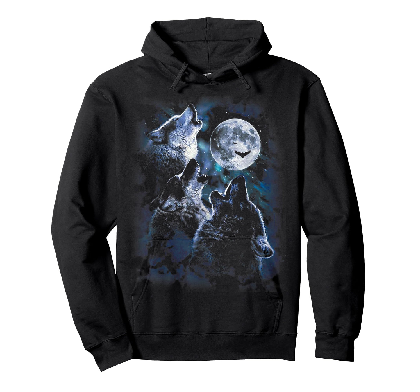 Howling at The Moon Wolf Pack Starry Wildlife Wolves Lovers T-Shirt