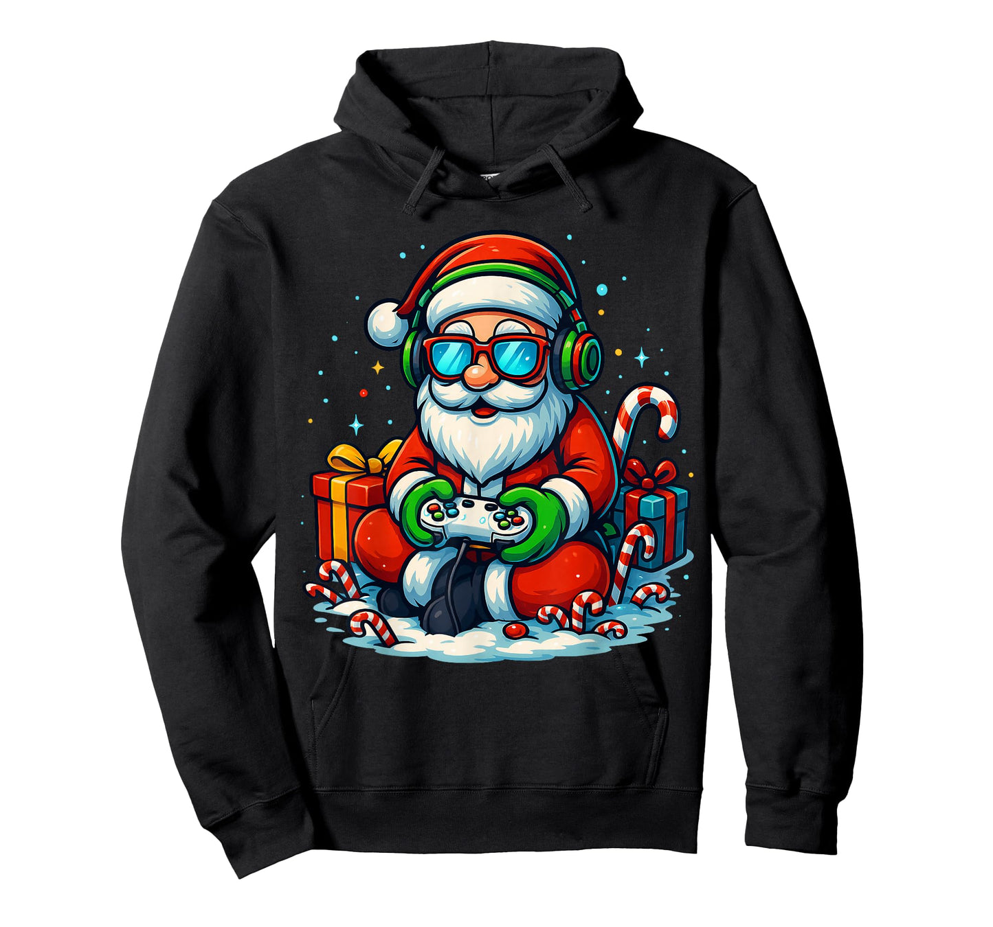 Christmas Gamer Boys Men Video Game Santa Xmas Gaming T-Shirt