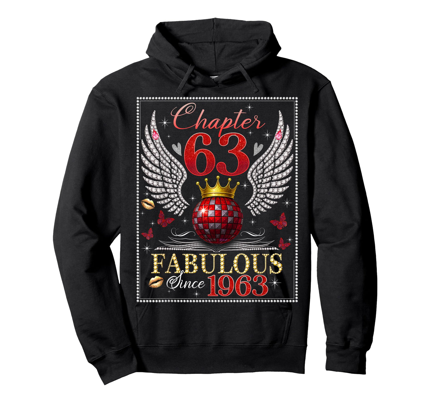 Chapter 63 Fabulous EST. 1963 Disco Ball 63rd Birthday Women T-Shirt