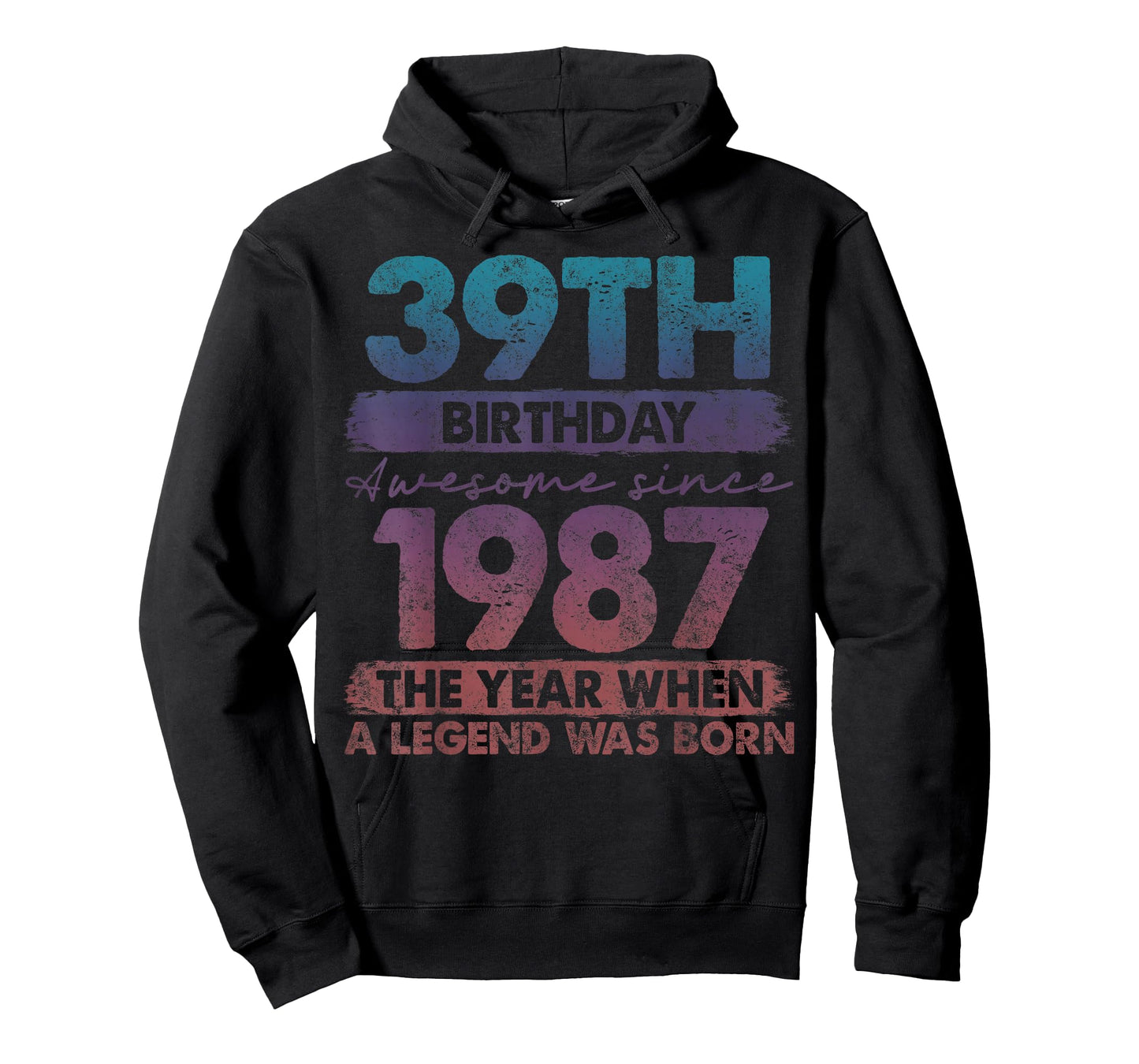 39 Year Old Gifts Vintage 1987 Limited Edition 39th Birthday T-Shirt