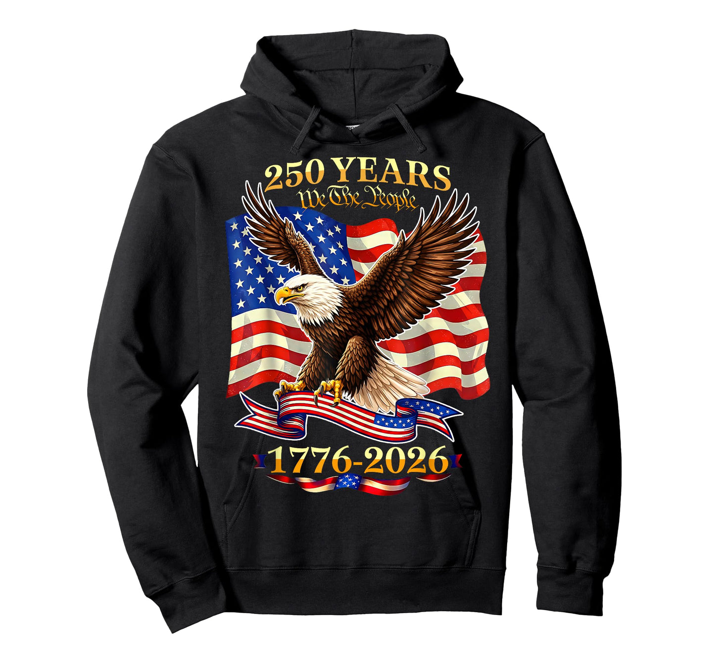 250 Years American 1776 2026 250th USA Birthday 4th of July T-Shirt