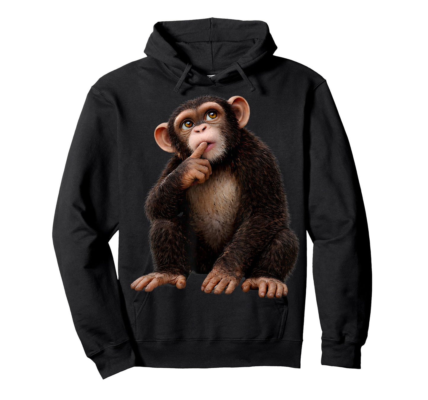 Funny Monkey Face Chimpanzee Women Men Kids Monkey Lover T-Shirt