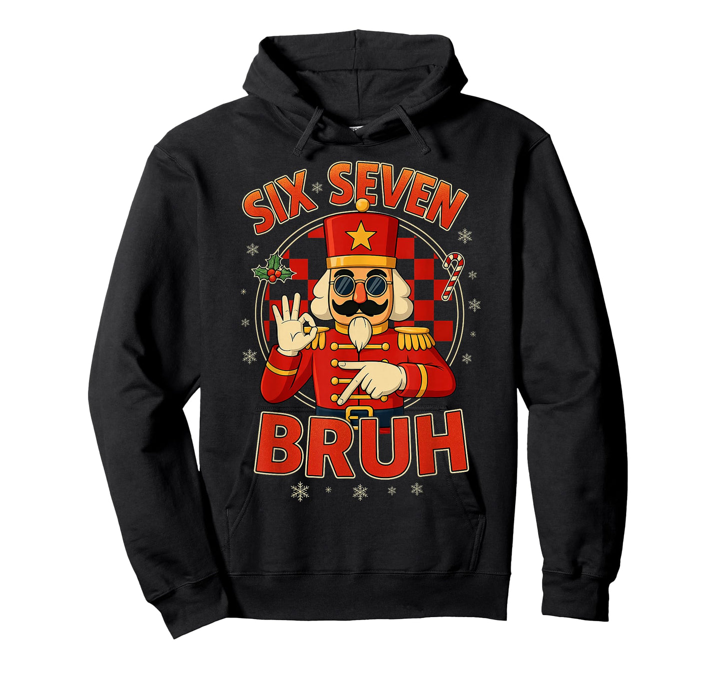HUGvyn Six Seven Bruh Nutcracker Christmas 67 Meme Boy Girls T-Shirt