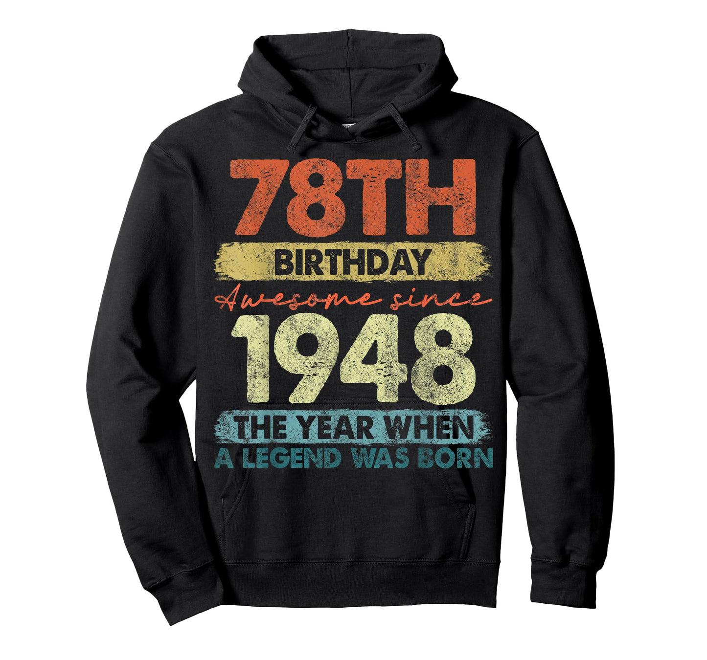 78 Year Old Gifts Vintage 1948 Limited Edition 78th Birthday T-Shirt
