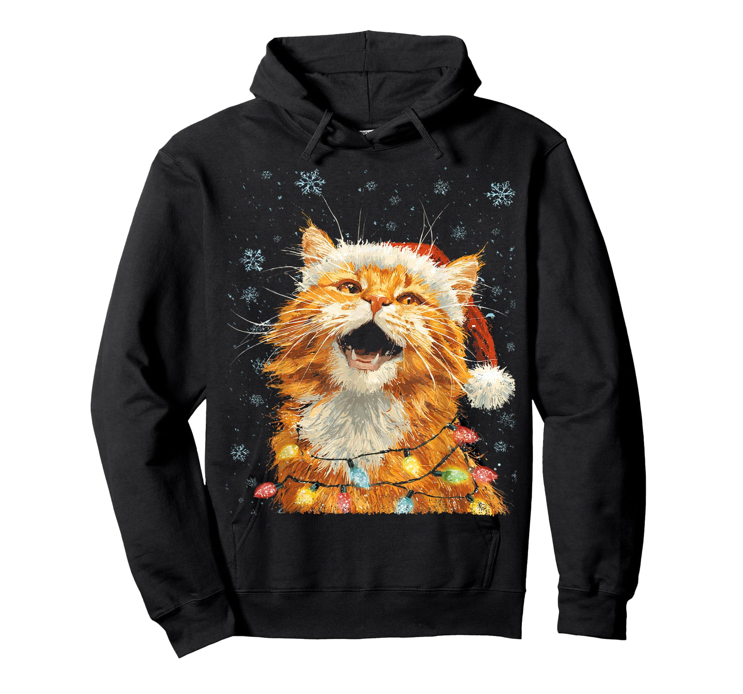 Christmas Cat Women's Tops T-Shirt