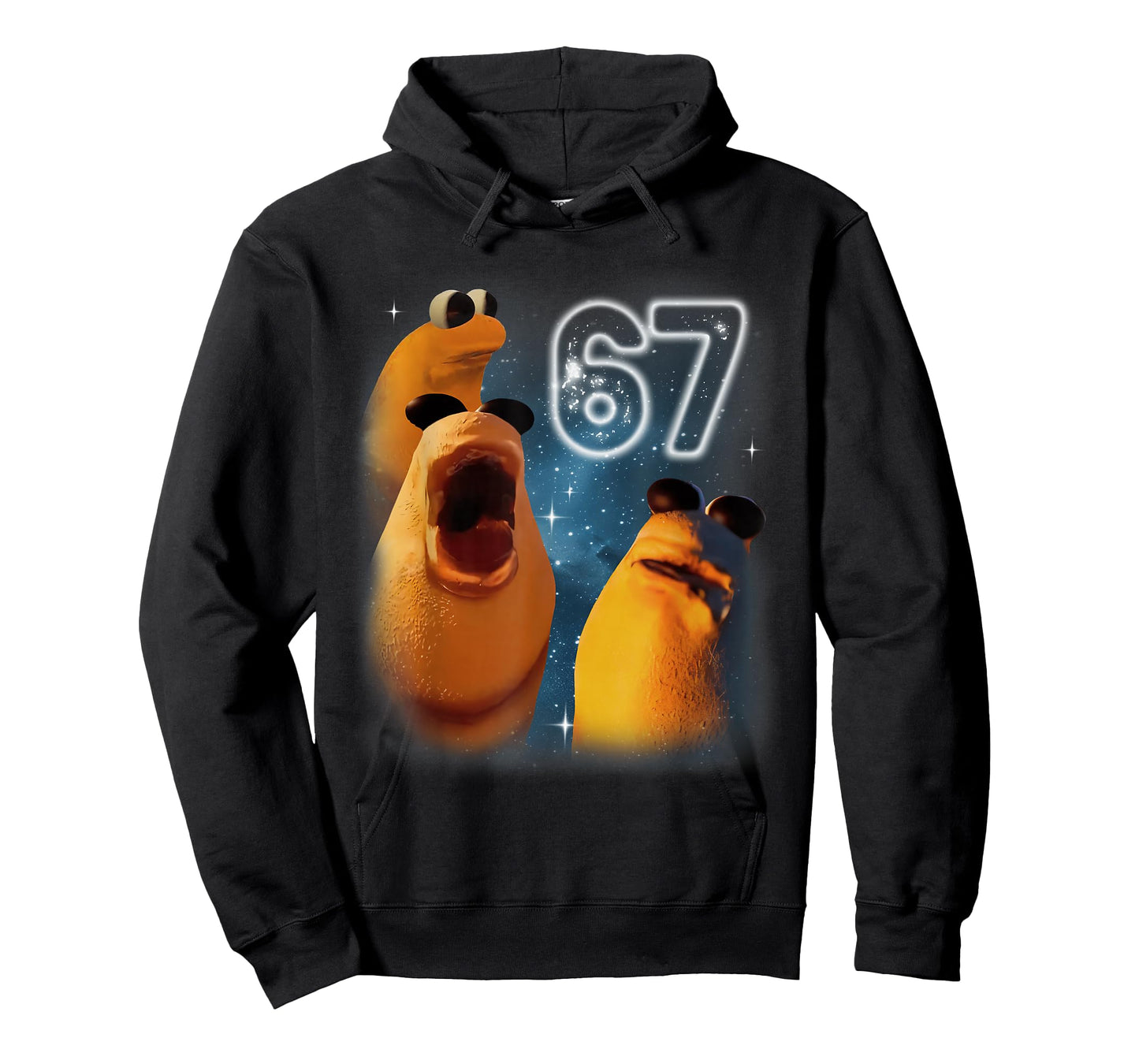 67 Meme Marcus The Worm Howling at The Moon 67 Meme T-Shirt