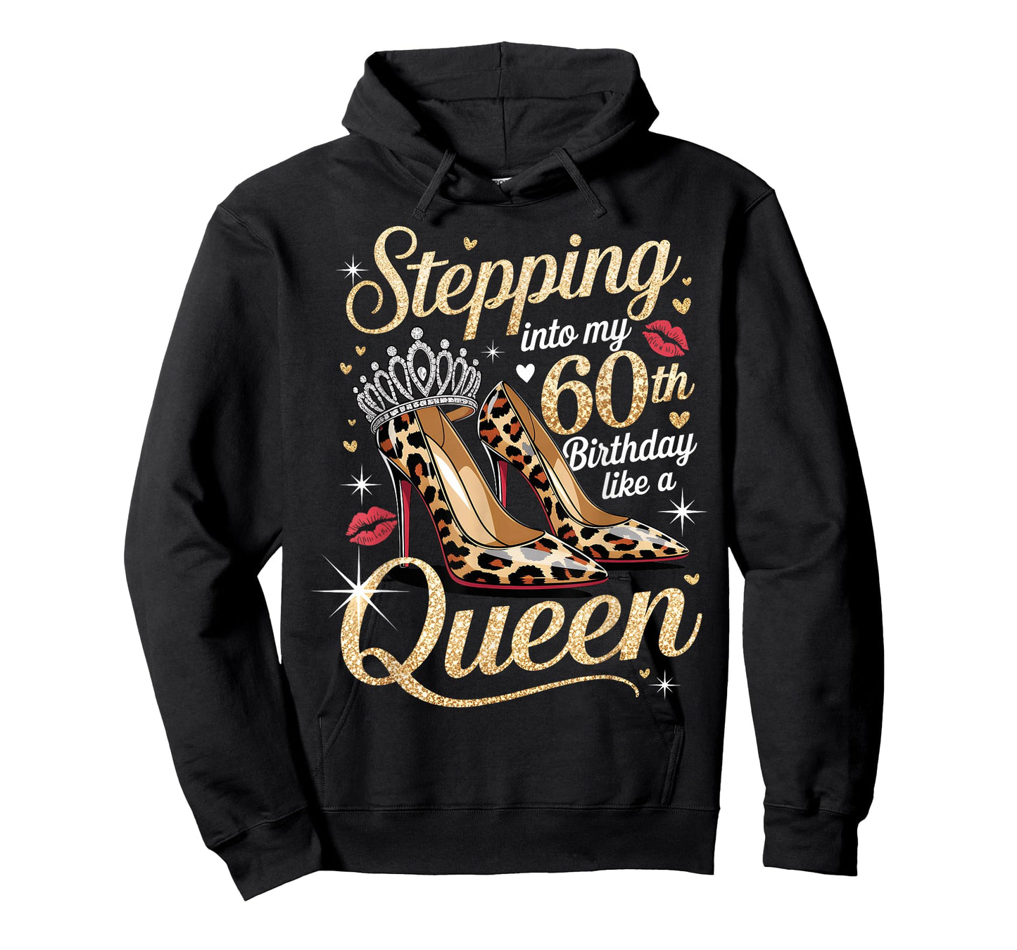 Stepping Into My 60th Birthday Like A Queen 60 Year Old Bday T-Shirt