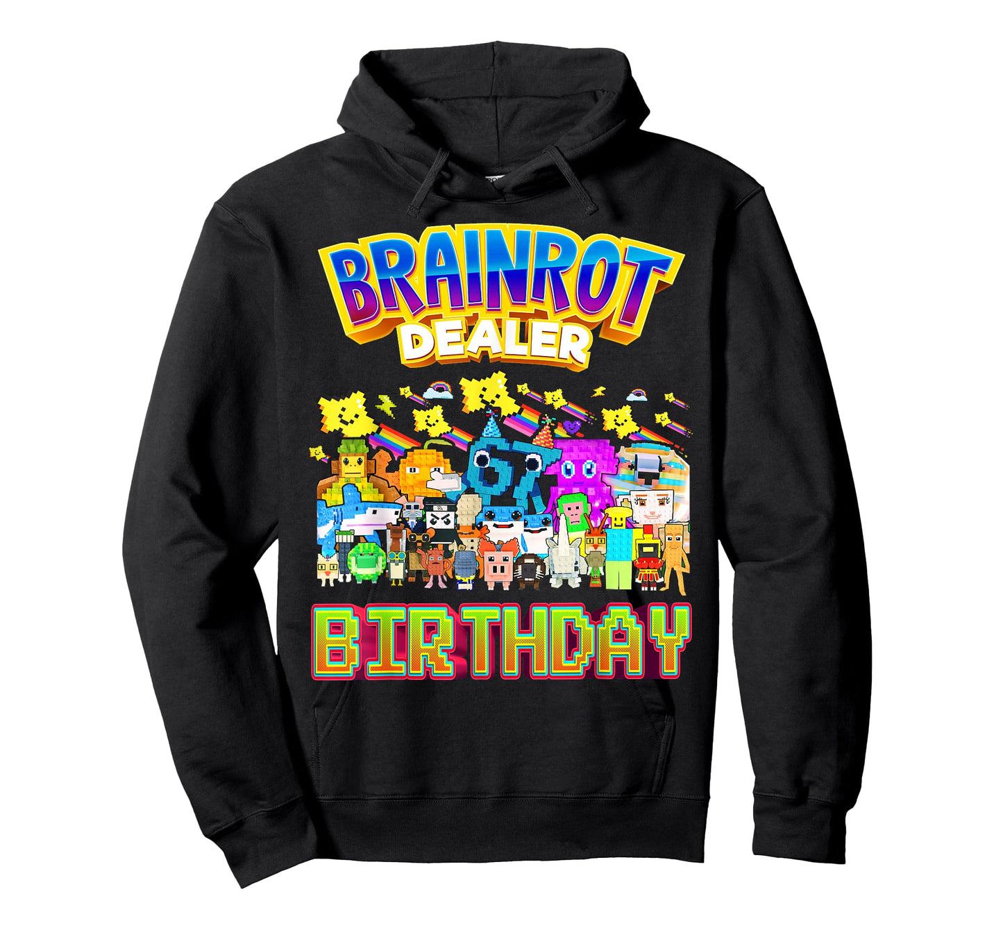 Funny Brainrot Dealer Birthday for Boys Kids Teens T-Shirt