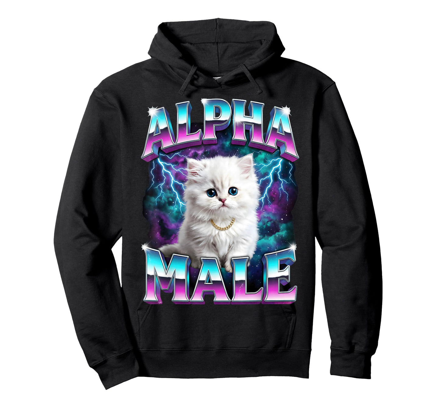 Alpha Male Cat Kitten Funny for Men Women T-Shirt