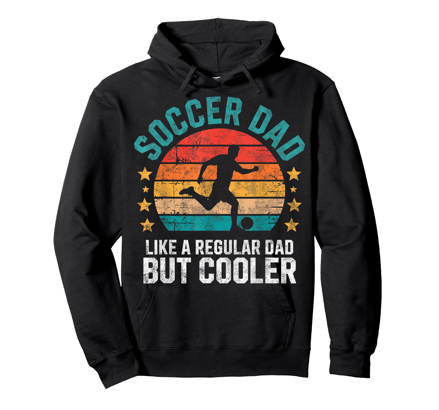 Vintage Soccer Player Dad Like a Regular Father But Cooler T-Shirt