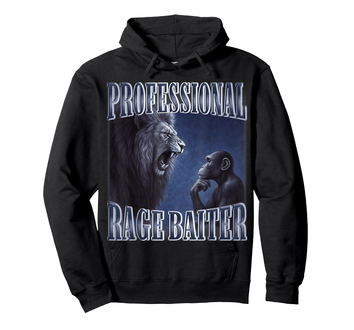 Professional Ragebait Meme Joke Hilarious Monkey Lion T-Shirt