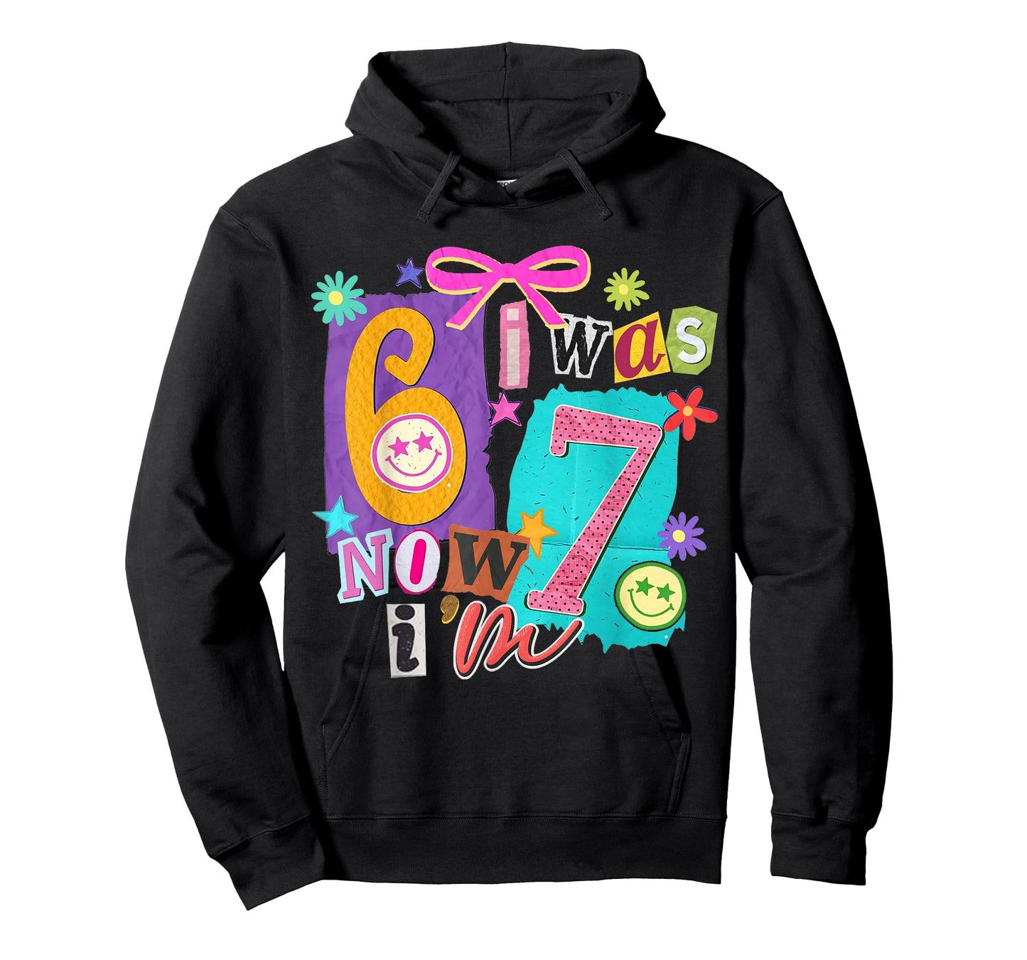 I was 6 Now I'm 7 67 Six Seven Meme 7 Years Old Birthday T-Shirt