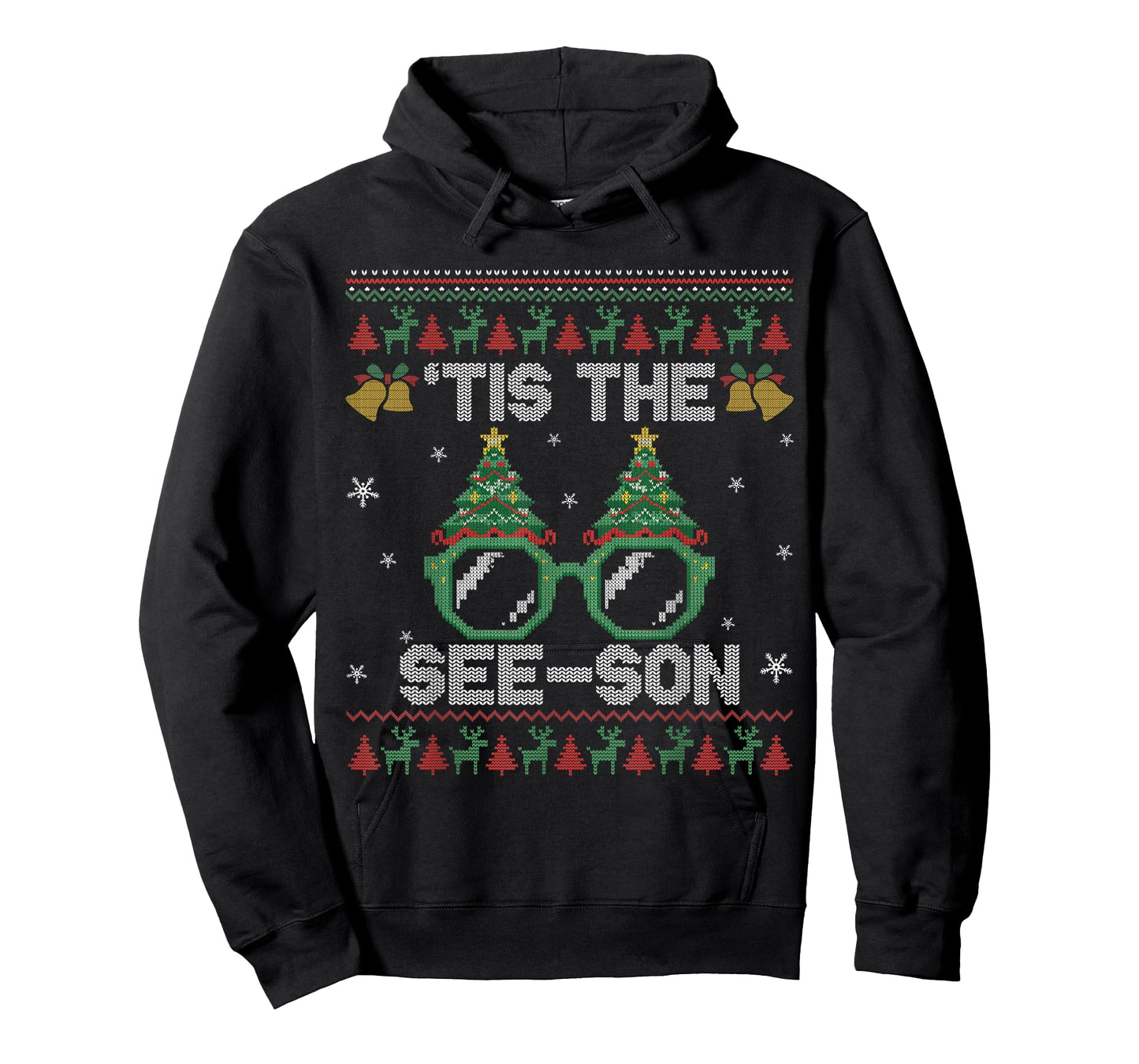 Optometry Christmas Season Tis The Seeson Ugly Sweater Xmas T-Shirt