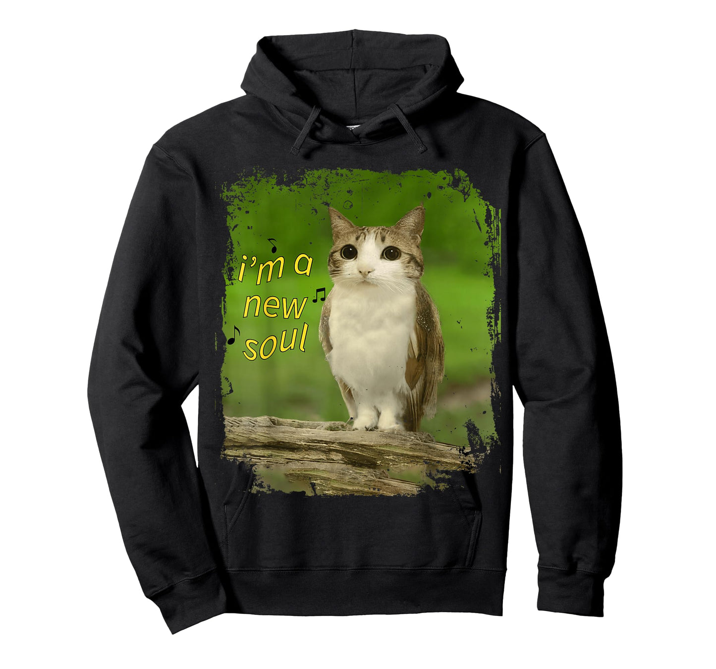 Funny Cat Owl Unhinged Brainrot Internet Meme Meowl T-Shirt
