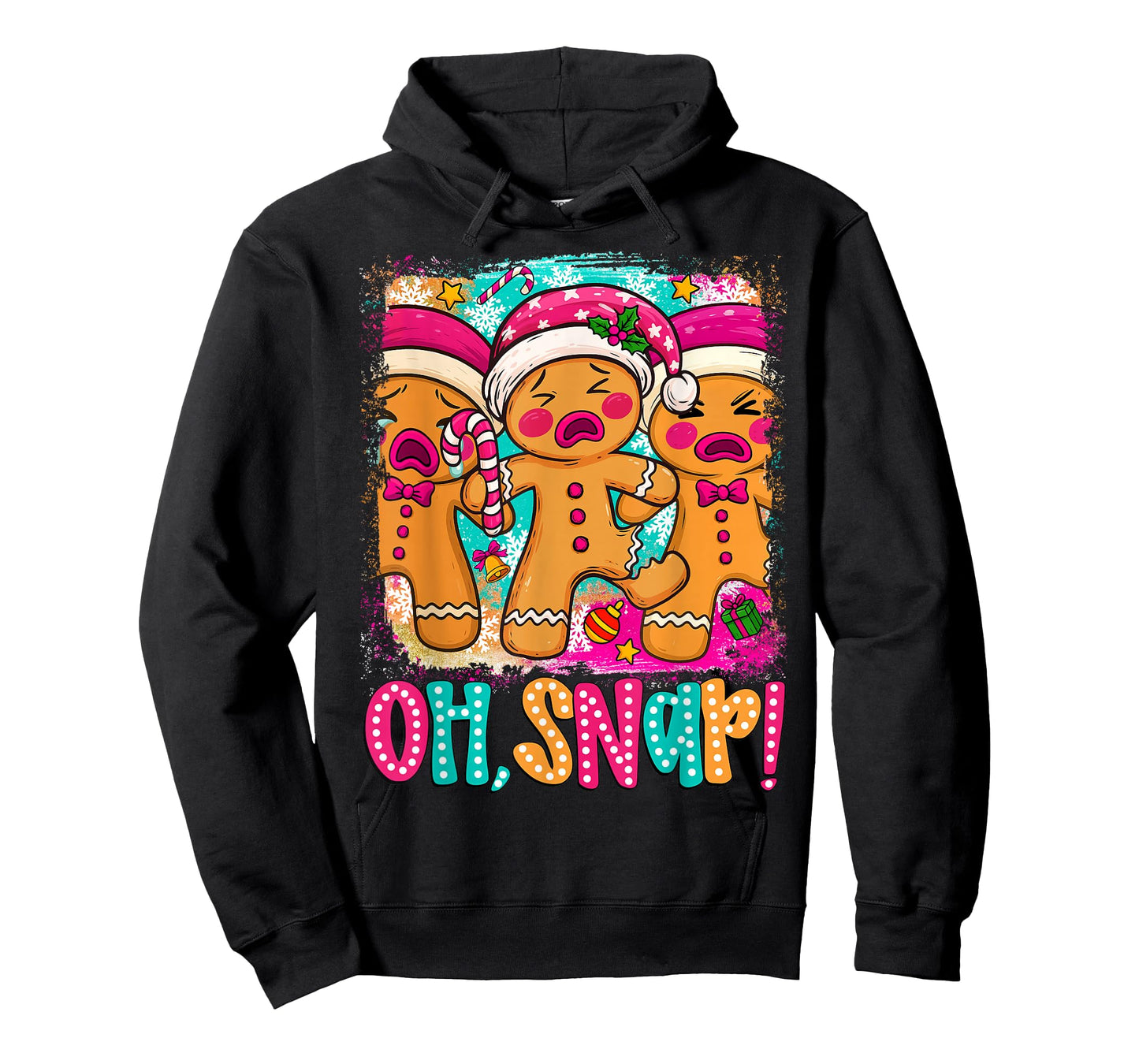 Oh Snap Funny Christmas Gingerbread Man Xmas Cookie Baking T-Shirt
