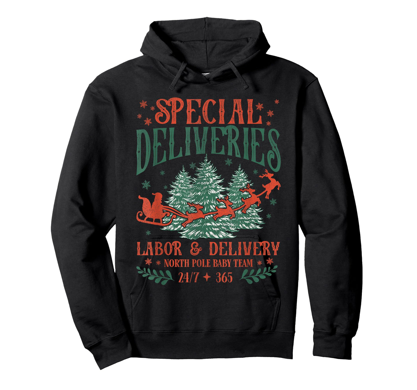 Special Deliveries Labor and Delivery Christmas T-Shirt