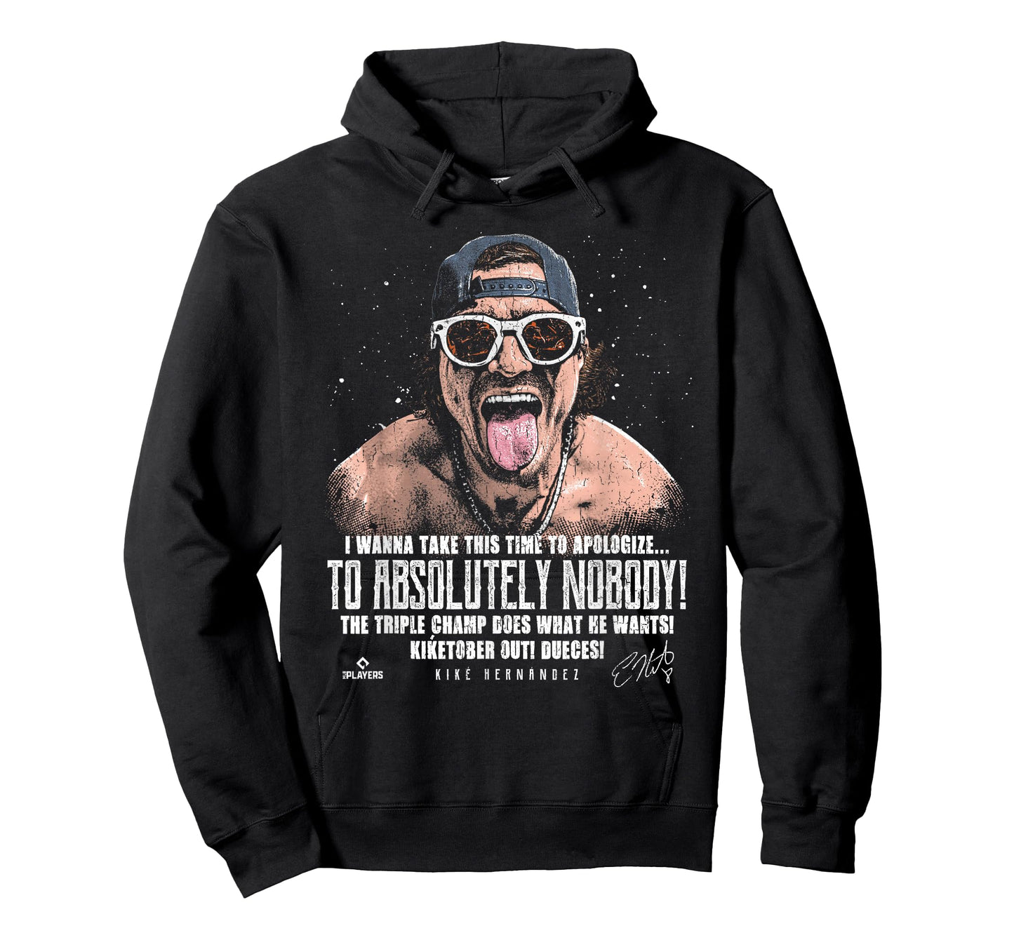 Kiké Hernández Triple Champ Quote Los Angeles MLBPA T-Shirt