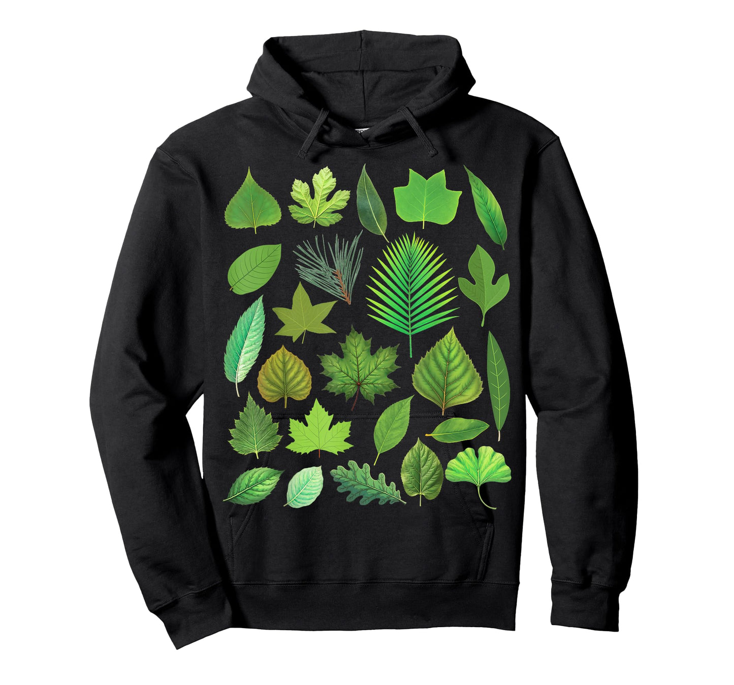 Types of Tree Leaves Biology Nature Educational T-Shirt