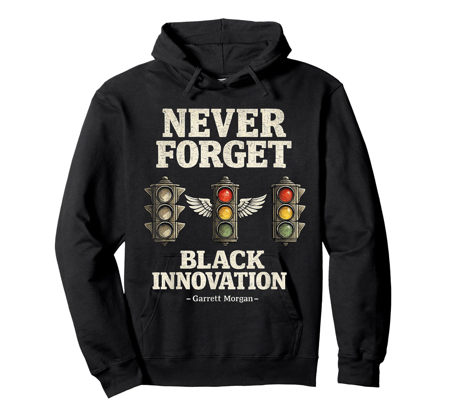 Never Forget Black Innovation Traffic Signal Black History T-Shirt