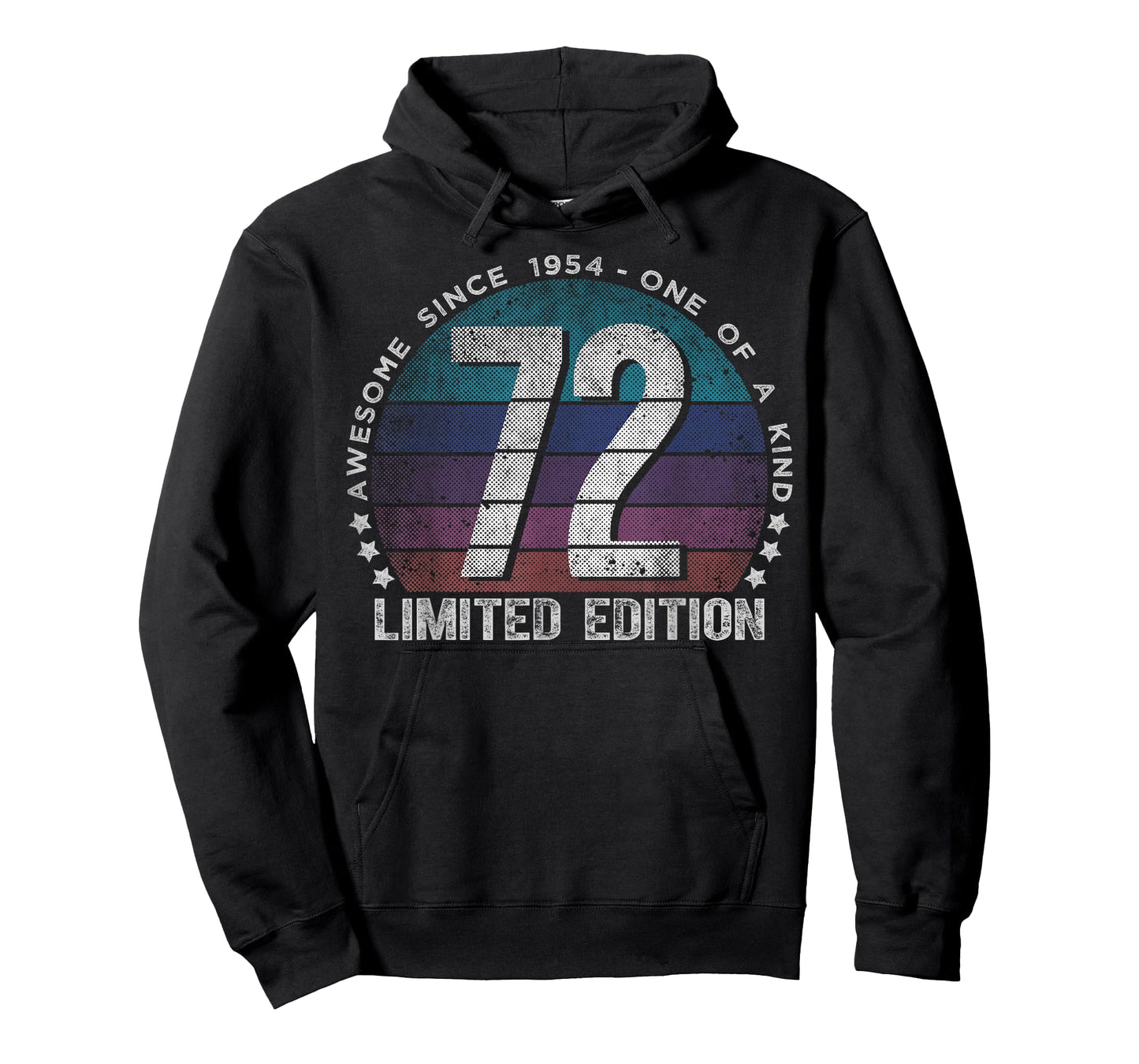 72 Year Old Gifts Vintage 1954 Limited Edition 72nd Birthday T-Shirt