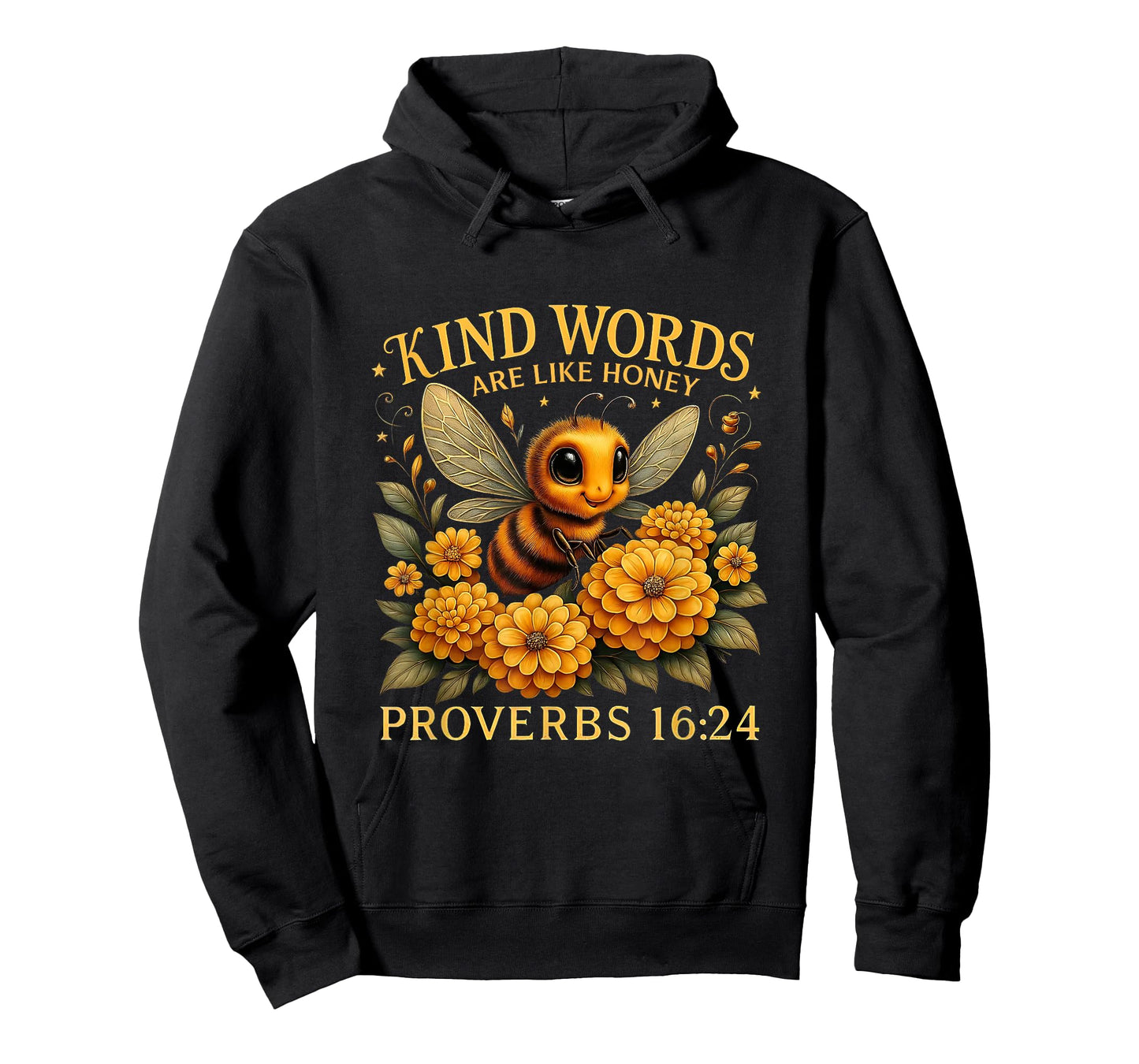 Kind Words are Like Honey Christian Bee Religous Faith Cross T-Shirt