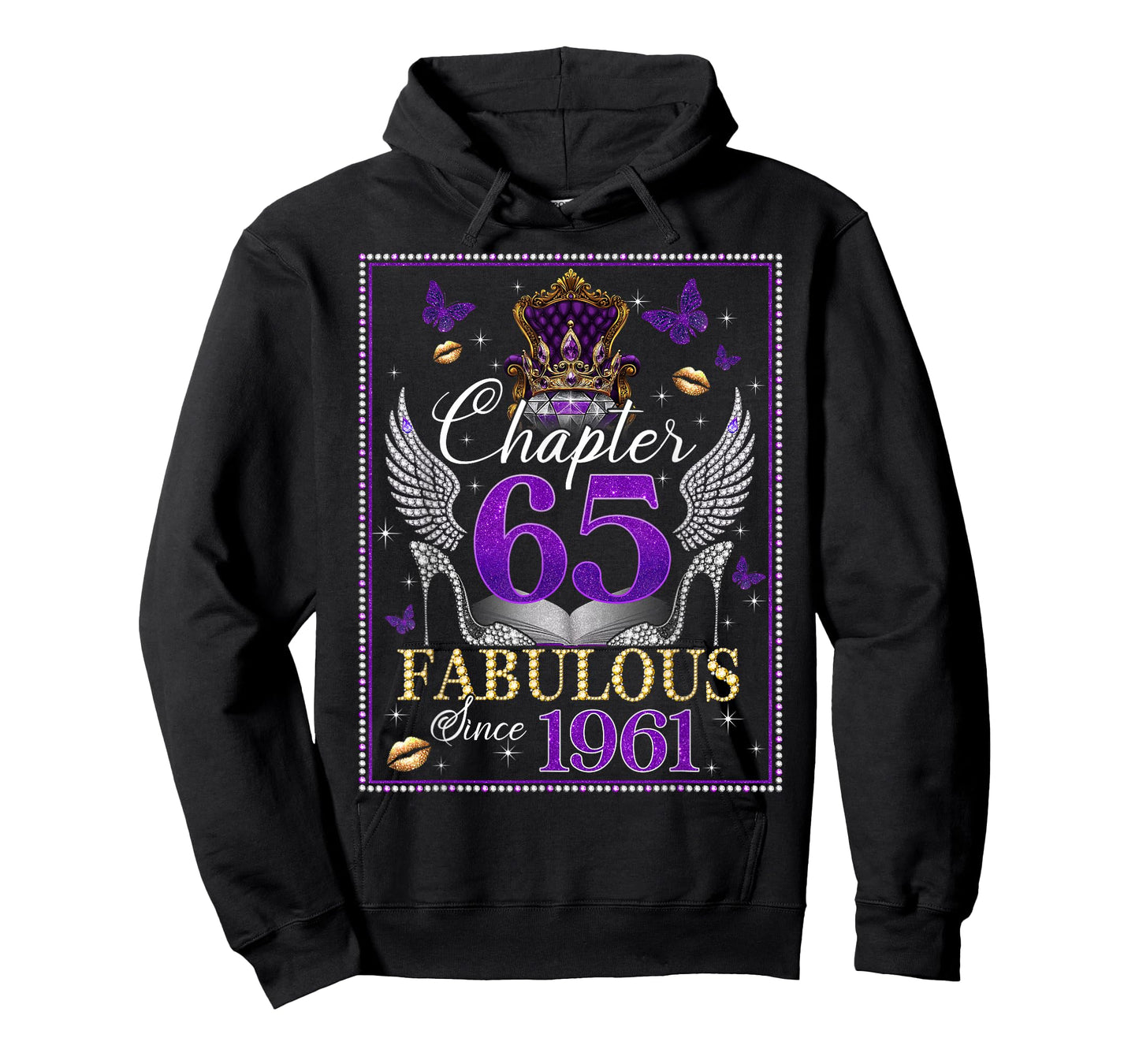Chapter 65 Fabulous Since 1961 65th Birthday Women Girls T-Shirt