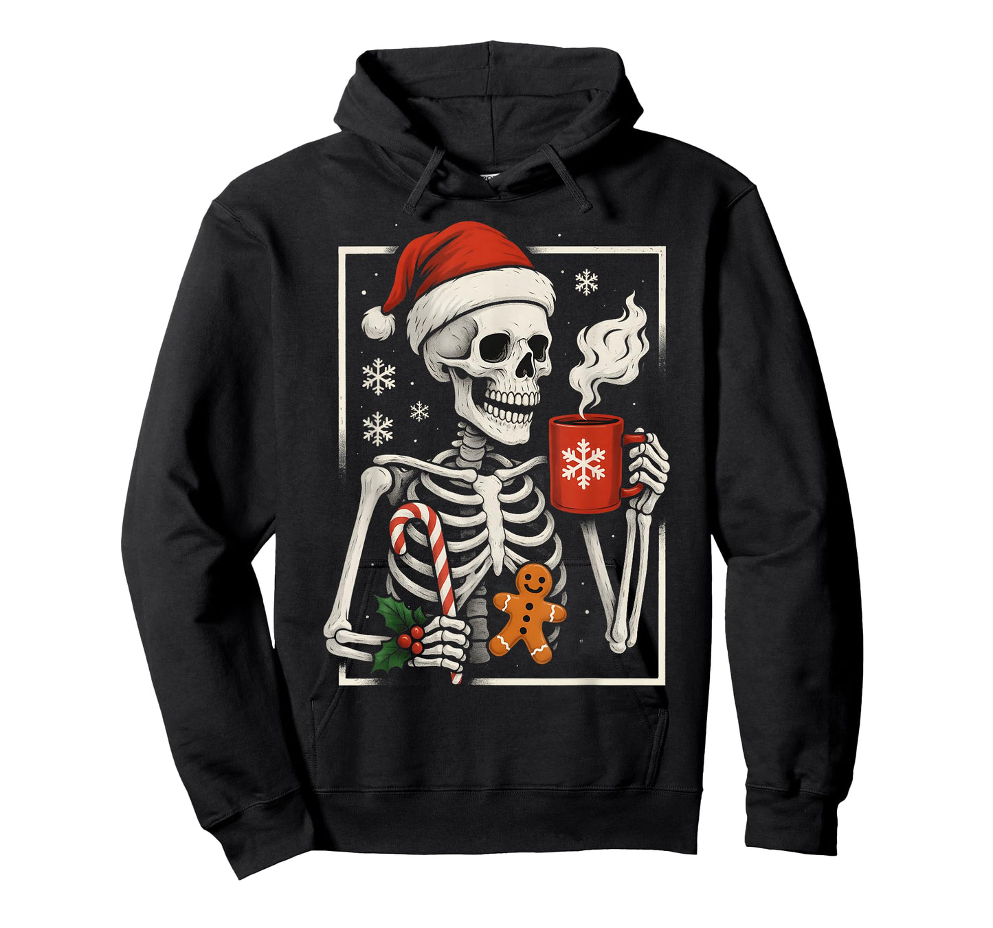 Christmas Skeleton Hot Chocolate Cocoa Xmas Men Women Kids T-Shirt