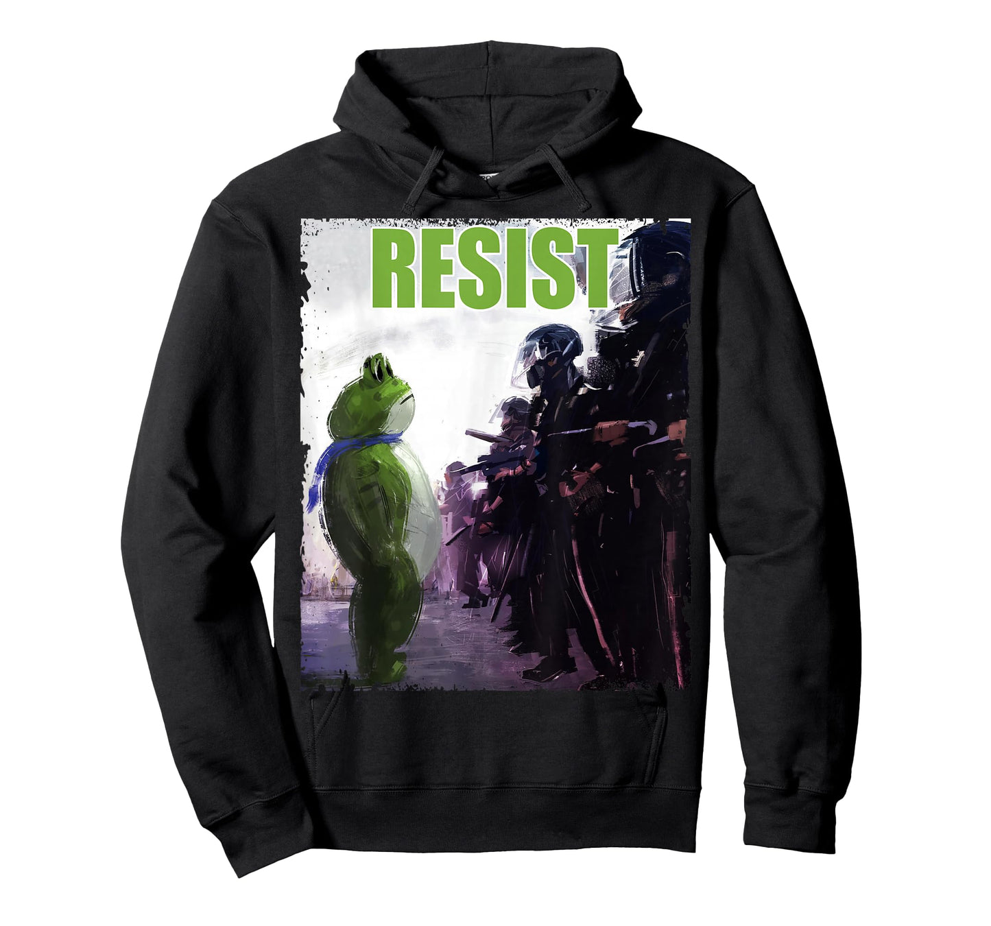 Funny Frogs Against Fascism, Resist Stand for Freedom T-Shirt