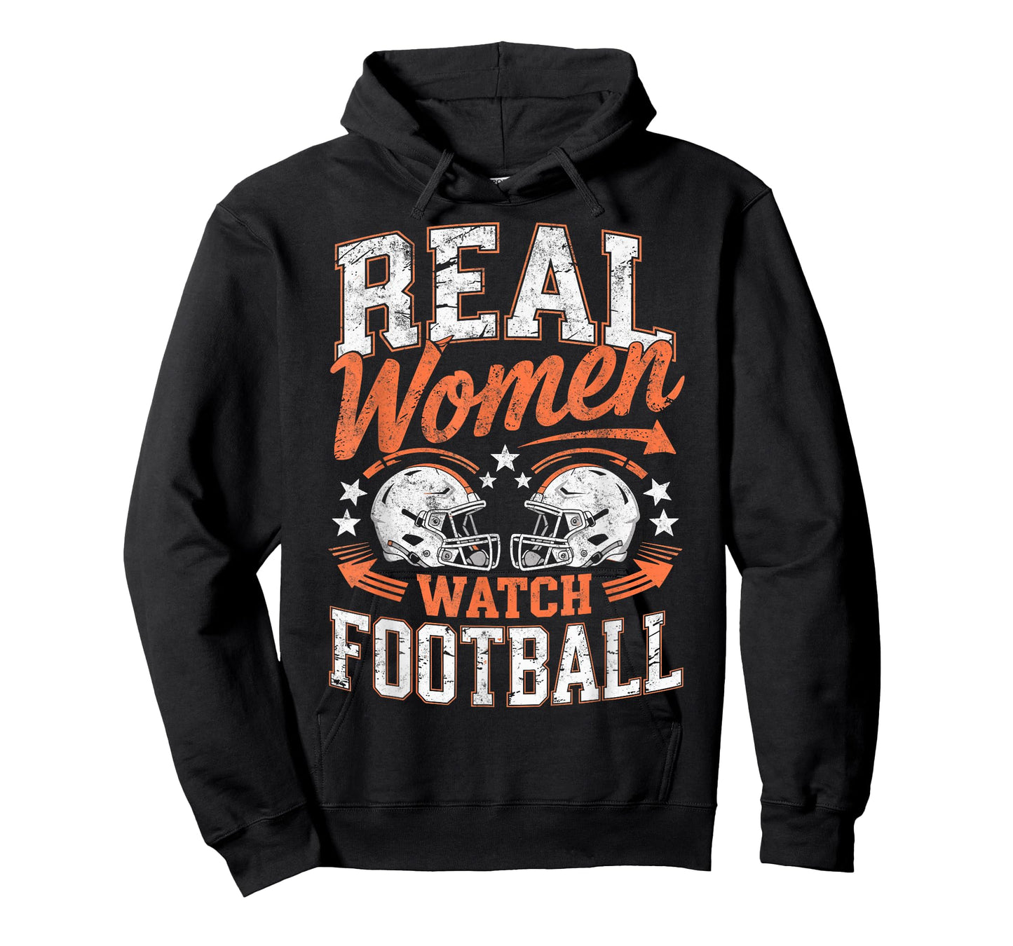 Real Women Watch Football Players Joke Football Game Day Fan T-Shirt