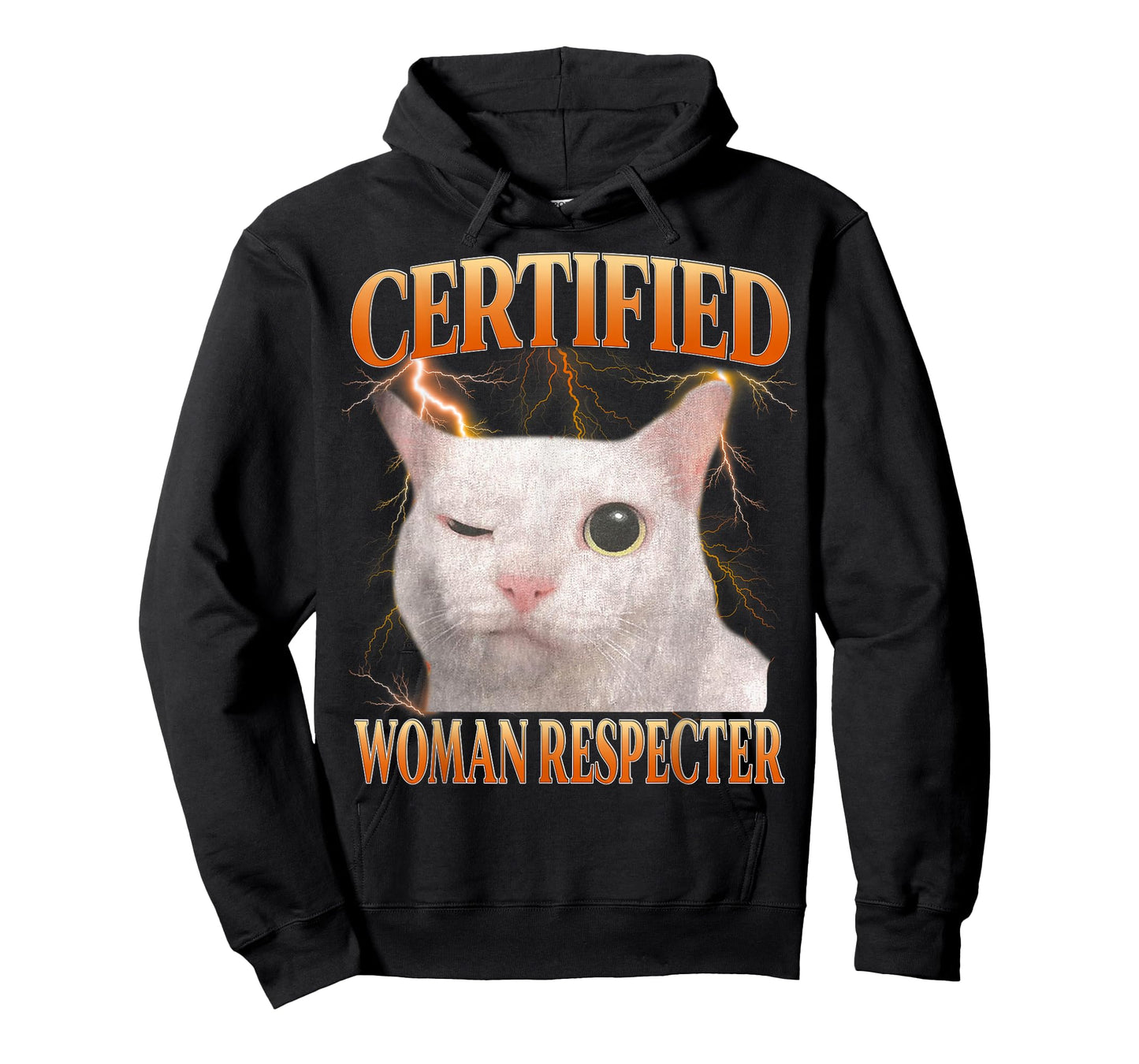 Certified Women Respecter Shirt Funny Meme Funny Cat Humor T-Shirt