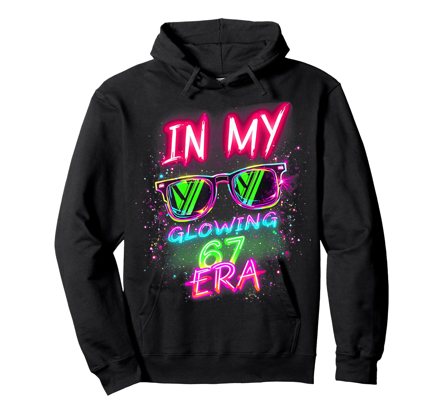 in My Glowing 67 Era Meme 6 7 Six Seven Colorful Bright T-Shirt