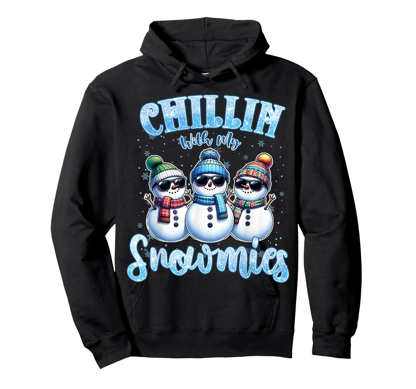 Chillin with My Snowmies Funny Snowman Christmas Kids Boys T-Shirt