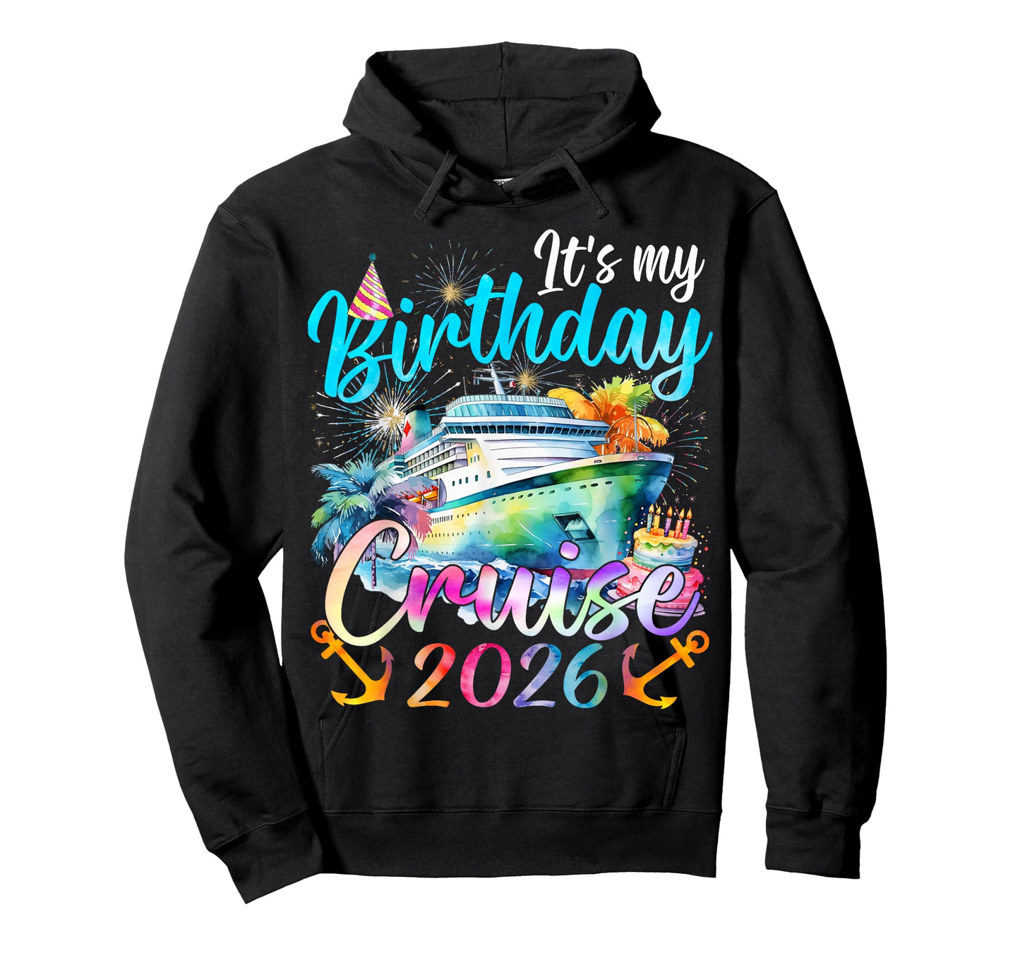 It's My Birthday Cruise 2026 Family Cruise Vacation Trip T-Shirt