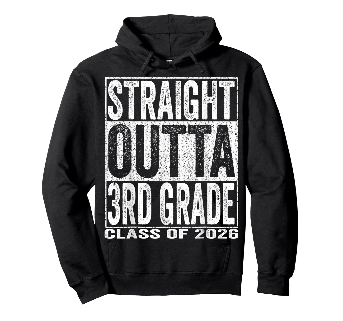 Straight Outta 3rd Grade Graduate Funny 2026 Third Grade T-Shirt