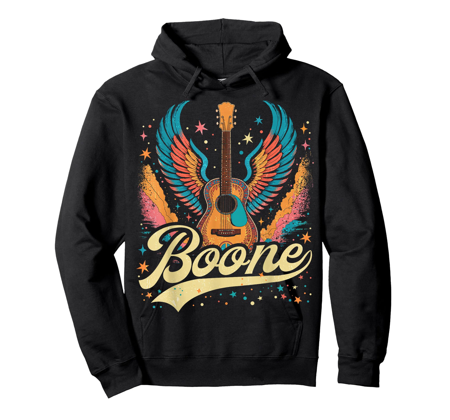 Boone Family Name I Love Boone Personalized Vintage US Flag T-Shirt