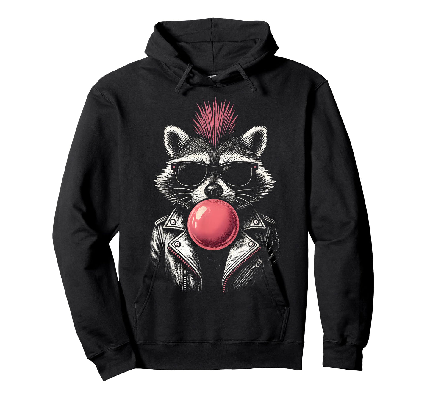 Raccoon Rock Music Men Women Kids Funny Raccoon T-Shirt