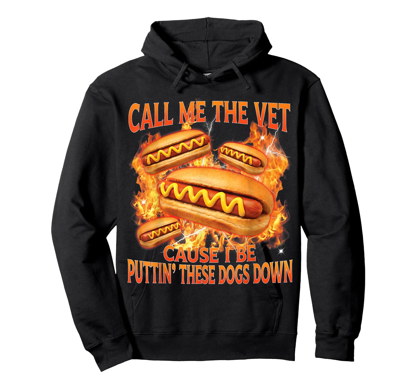 Call Me The Vet Cause I Be Funny Hot Dog Meme Hard Bootleg T-Shirt