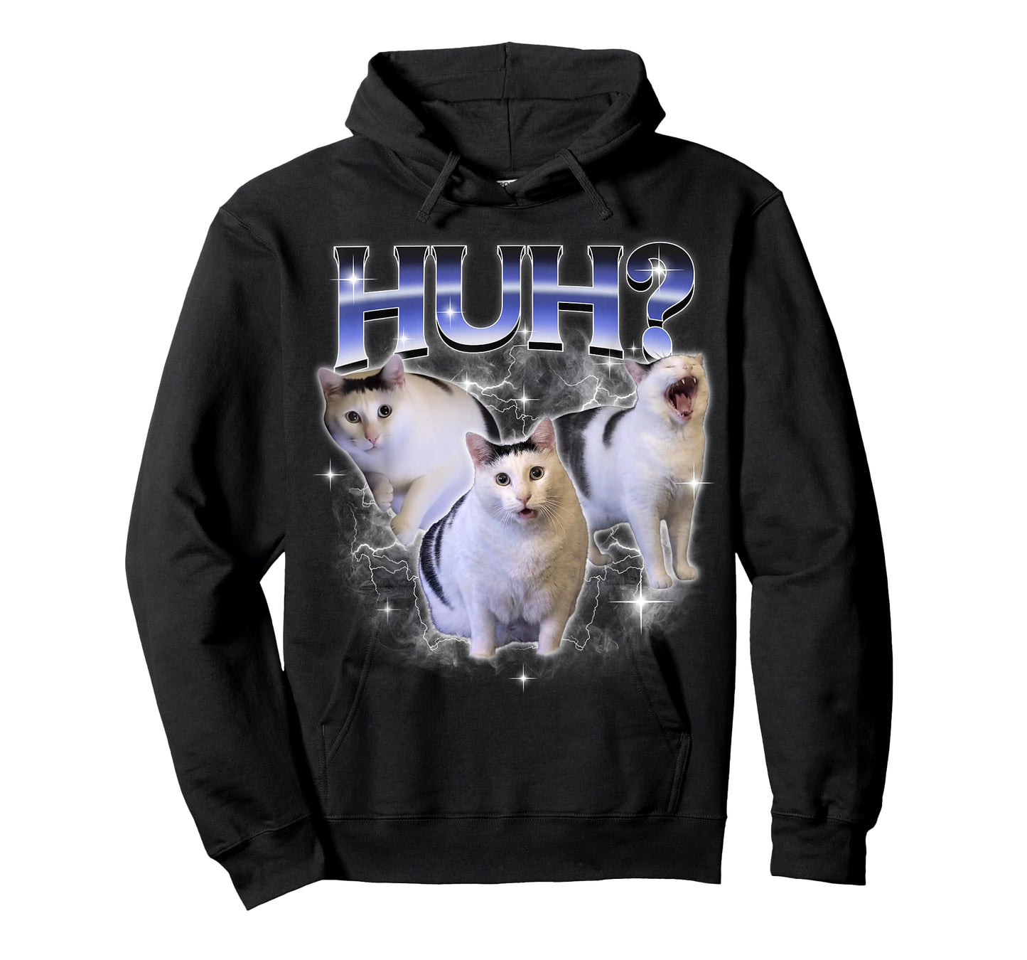 Funny Huh Cat Dank Meme Unhinged Stupid Silly Huh Cat Meme T-Shirt
