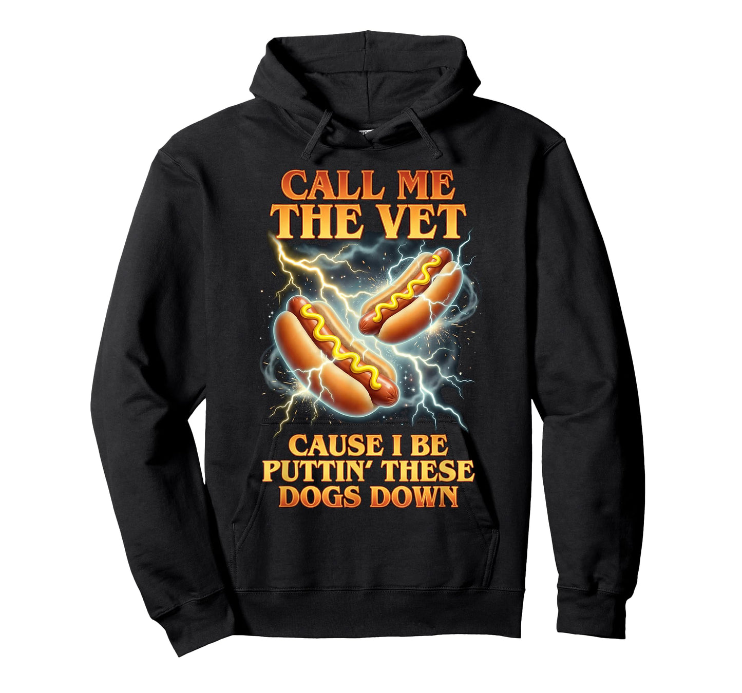 Dogs Down Hot Dog Eater T-Shirt